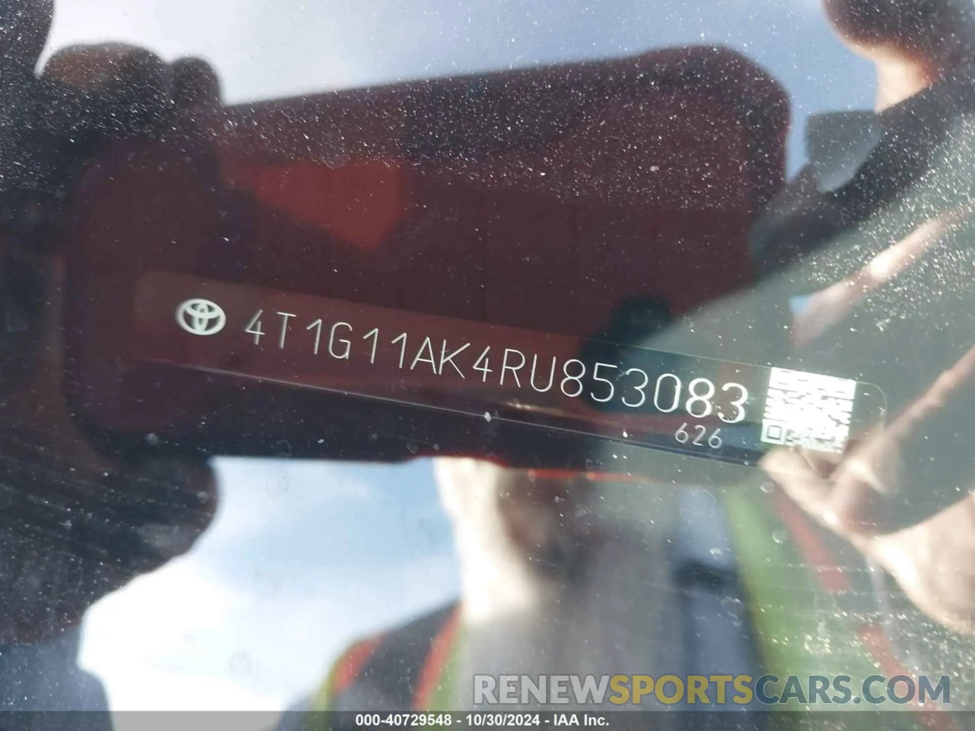 9 Фотография поврежденного автомобиля 4T1G11AK4RU853083 TOYOTA CAMRY 2024