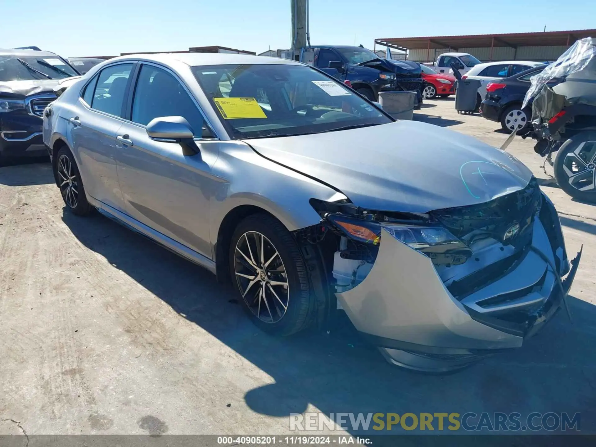 1 Photograph of a damaged car 4T1G11AK8RU195672 TOYOTA CAMRY 2024