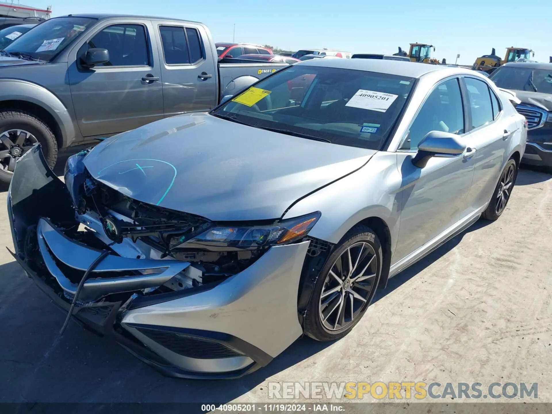 2 Photograph of a damaged car 4T1G11AK8RU195672 TOYOTA CAMRY 2024