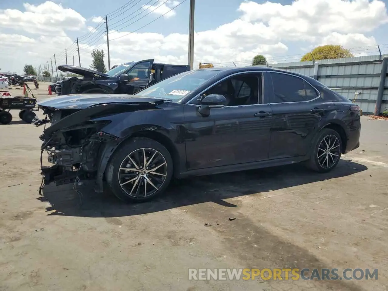 1 Photograph of a damaged car 4T1G11AK8RU202958 TOYOTA CAMRY 2024