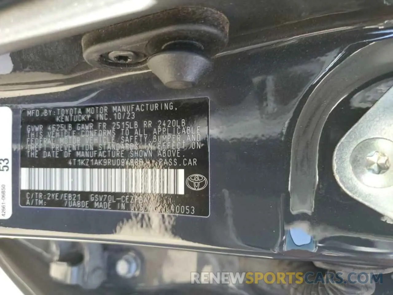 12 Photograph of a damaged car 4T1KZ1AK9RU094885 TOYOTA CAMRY 2024