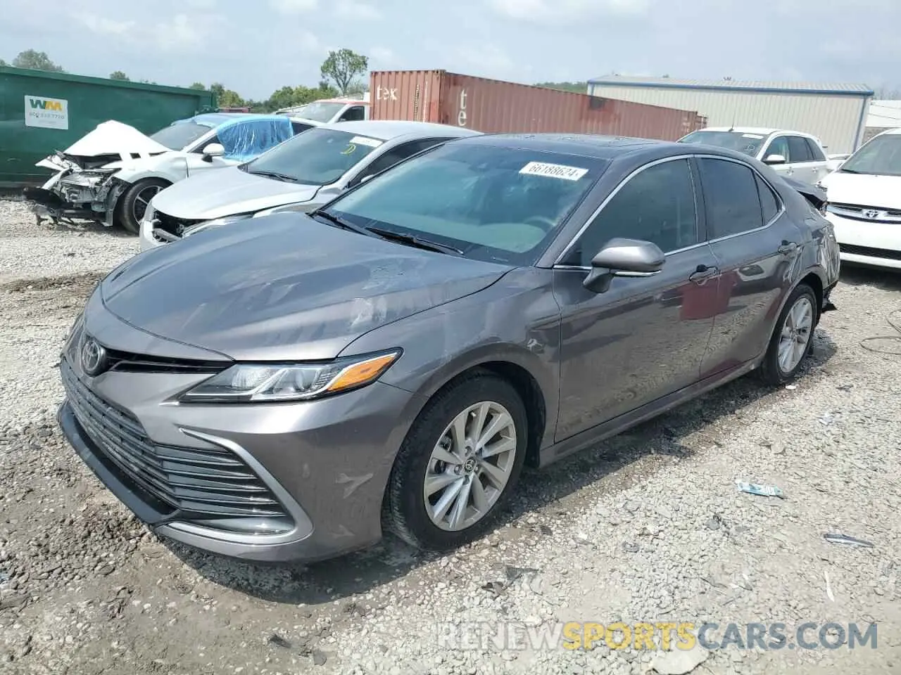 1 Photograph of a damaged car 4T1R11AK3RU917168 TOYOTA CAMRY 2024