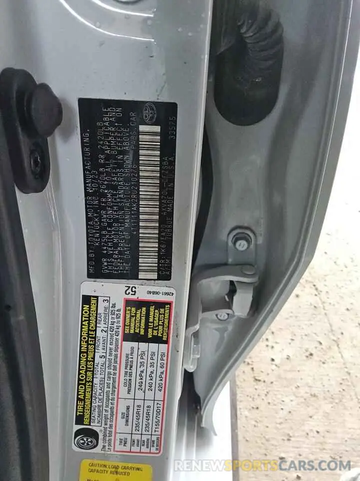 12 Photograph of a damaged car 4T1T11AK2RU210276 TOYOTA CAMRY 2024