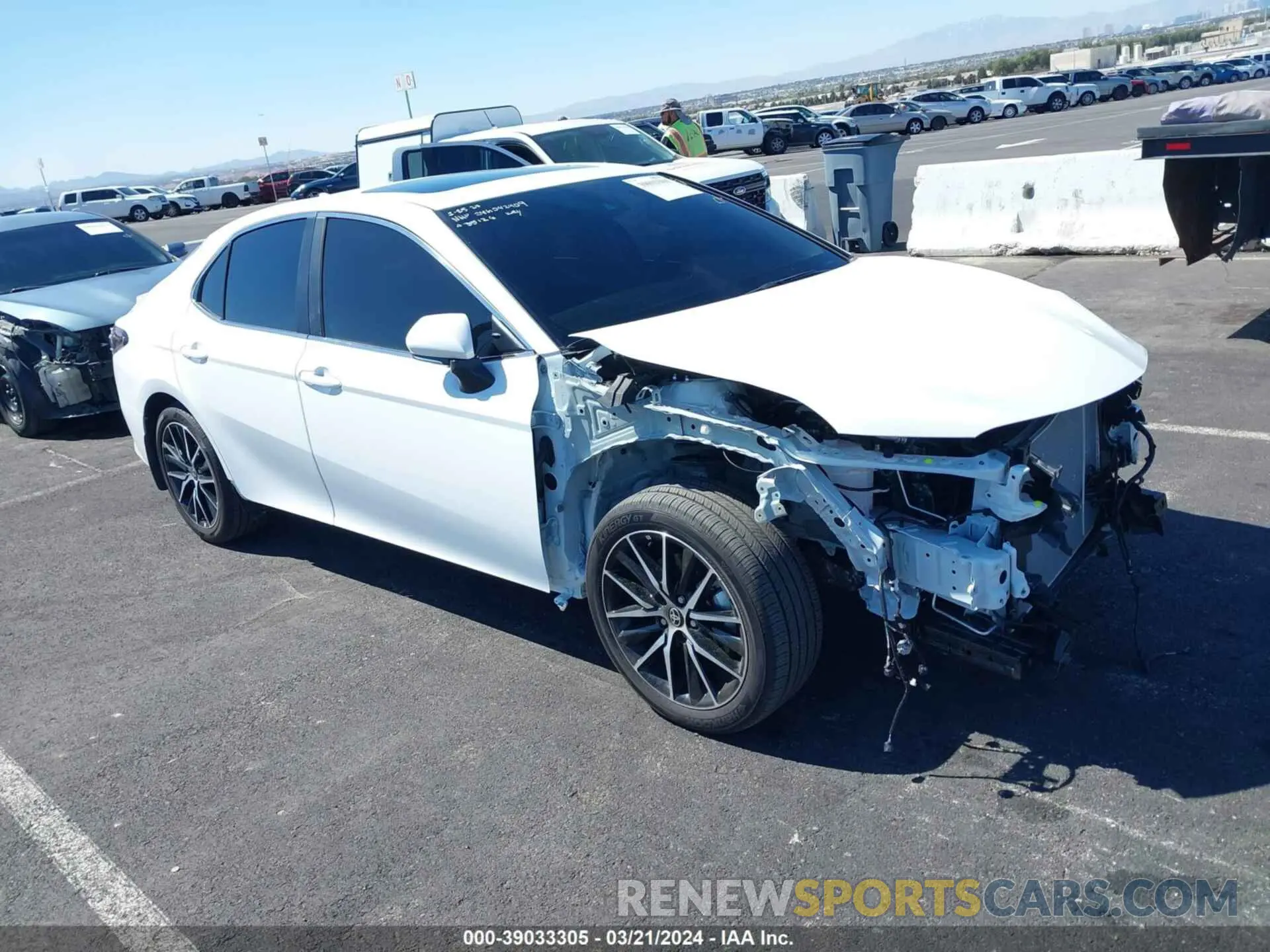 1 Photograph of a damaged car 4T1T11AK3RU880211 TOYOTA CAMRY 2024
