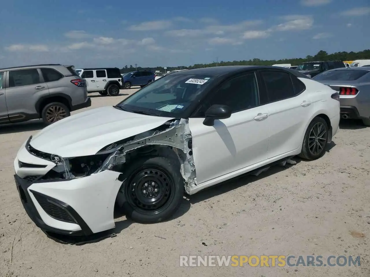 1 Photograph of a damaged car 4T1T11AK5RU878153 TOYOTA CAMRY 2024