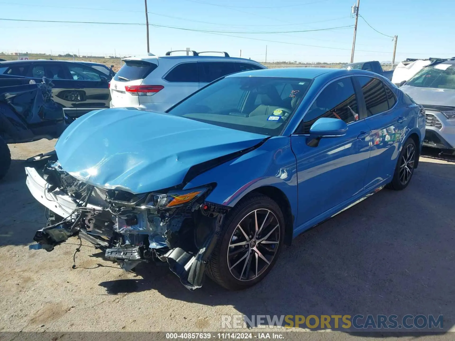 2 Photograph of a damaged car 4T1T11AK6RU216324 TOYOTA CAMRY 2024