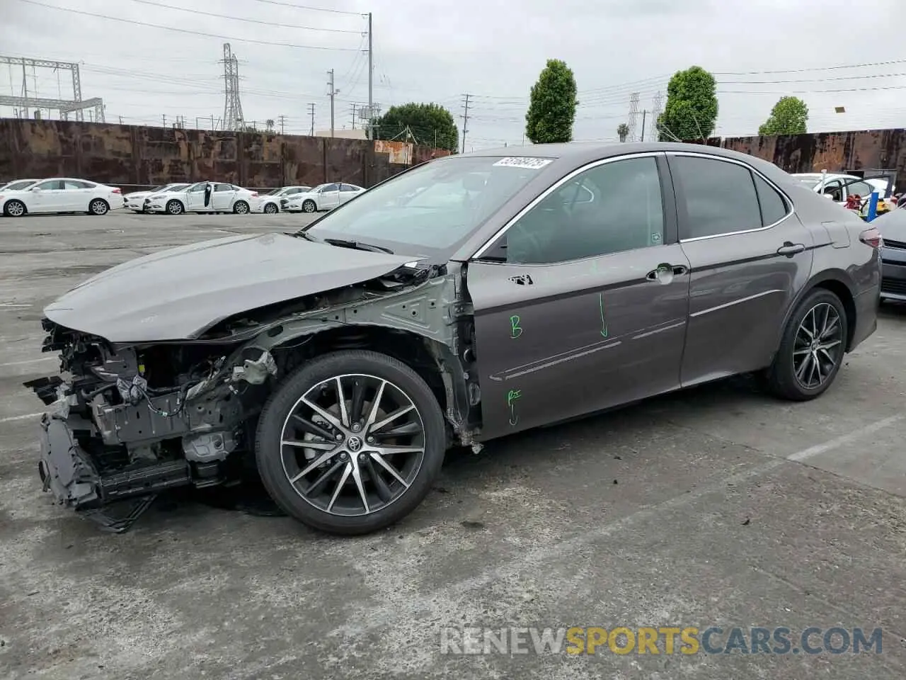 1 Photograph of a damaged car 4T1T11AK6RU891476 TOYOTA CAMRY 2024