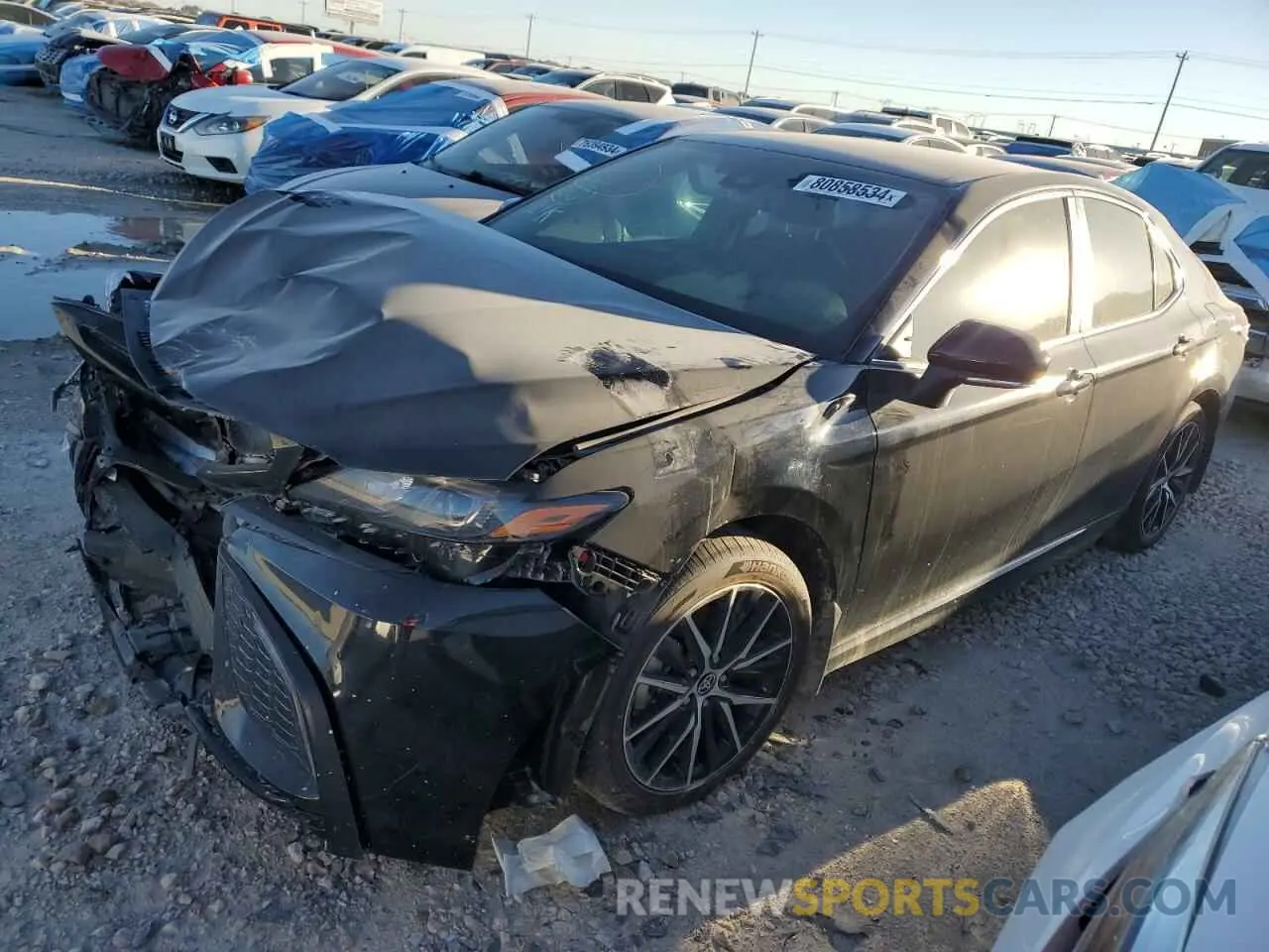 1 Photograph of a damaged car 4T1T11AK8RU856616 TOYOTA CAMRY 2024