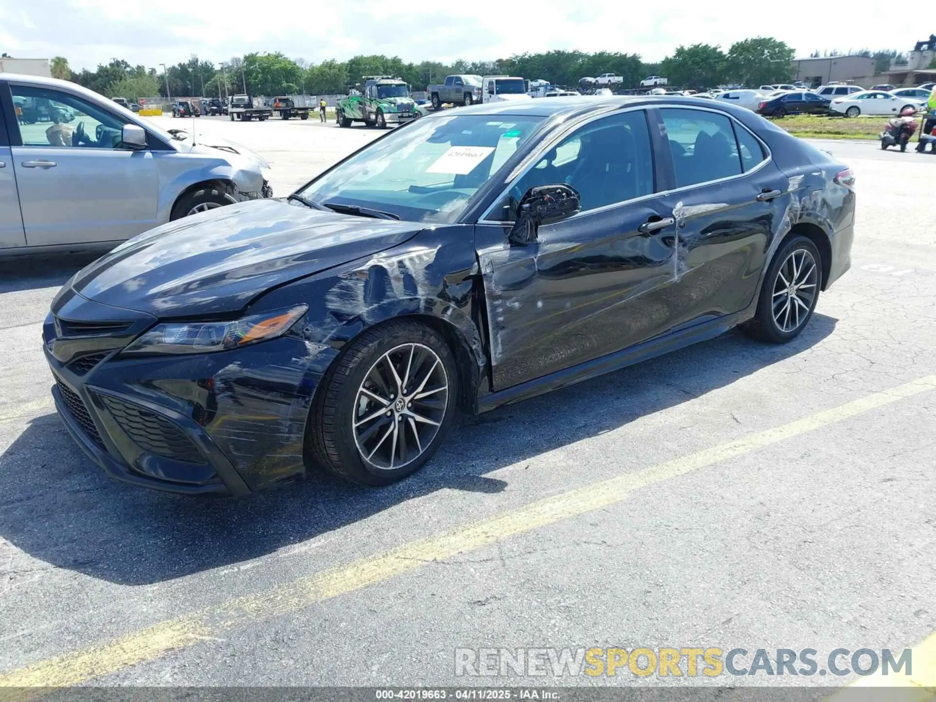 2 Photograph of a damaged car 4T1T11AK9RU842871 TOYOTA CAMRY 2024