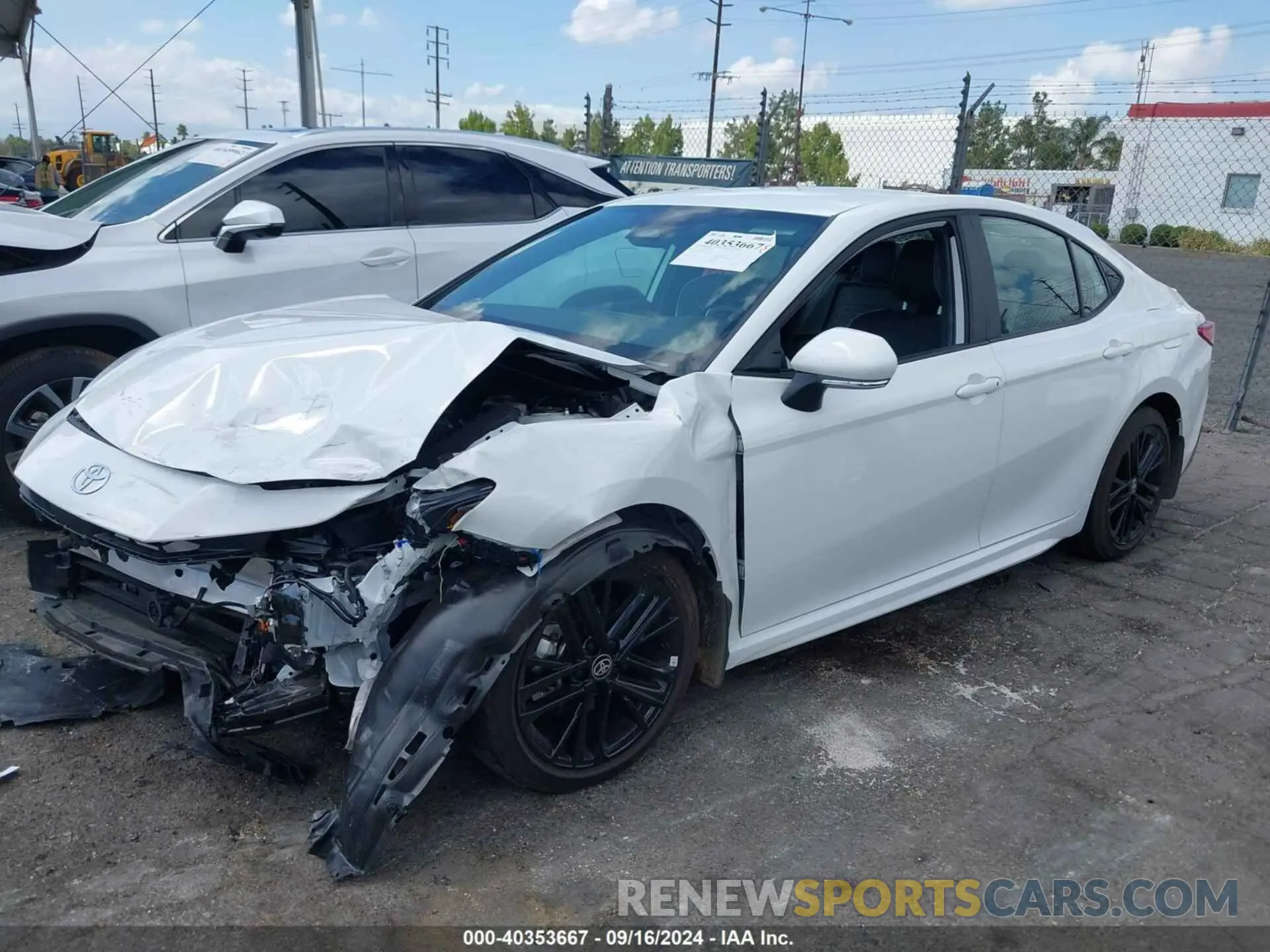 2 Photograph of a damaged car 4T1DAACK0SU025540 TOYOTA CAMRY 2025