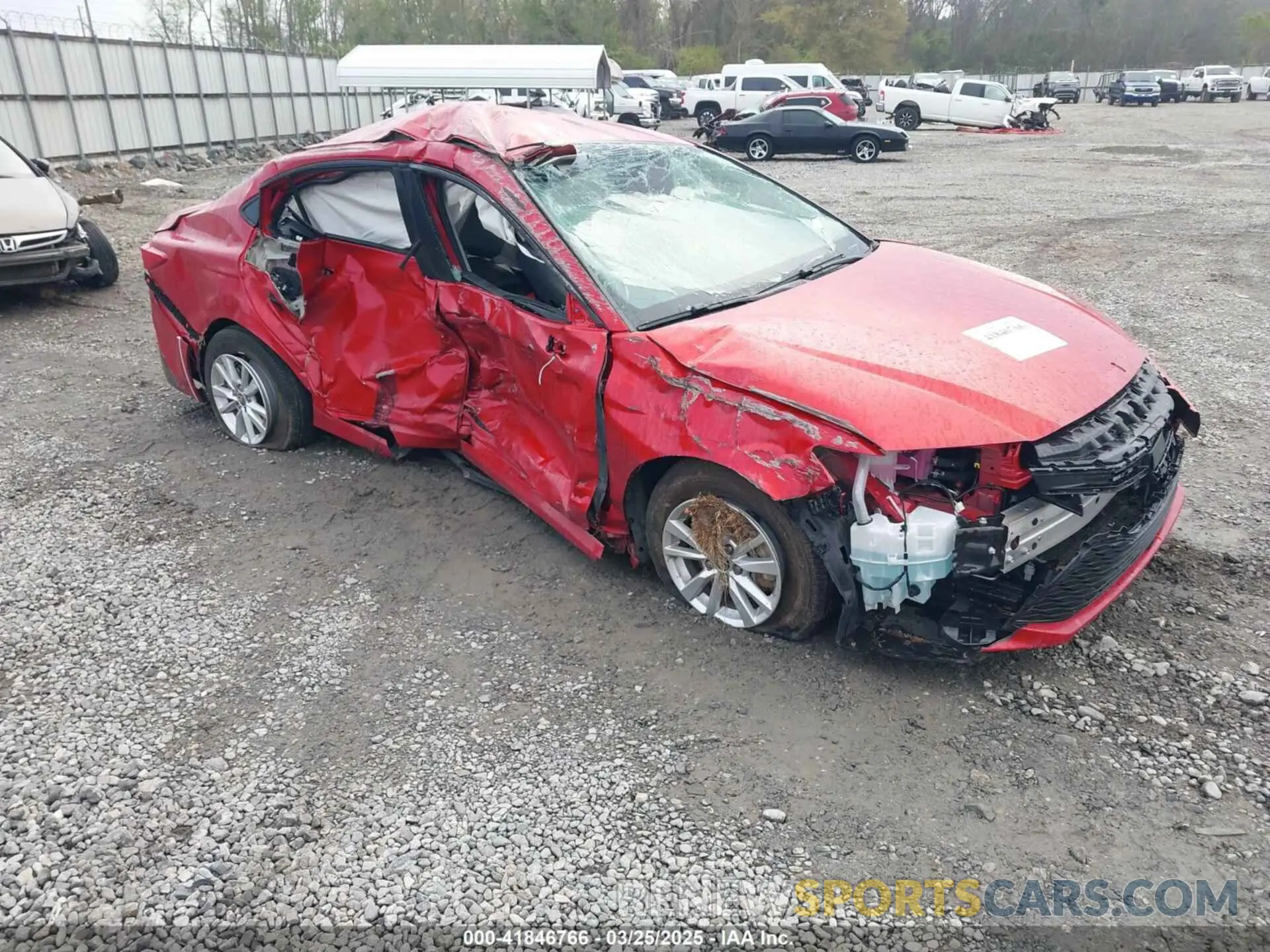 1 Photograph of a damaged car 4T1DAACK0SU046923 TOYOTA CAMRY 2025