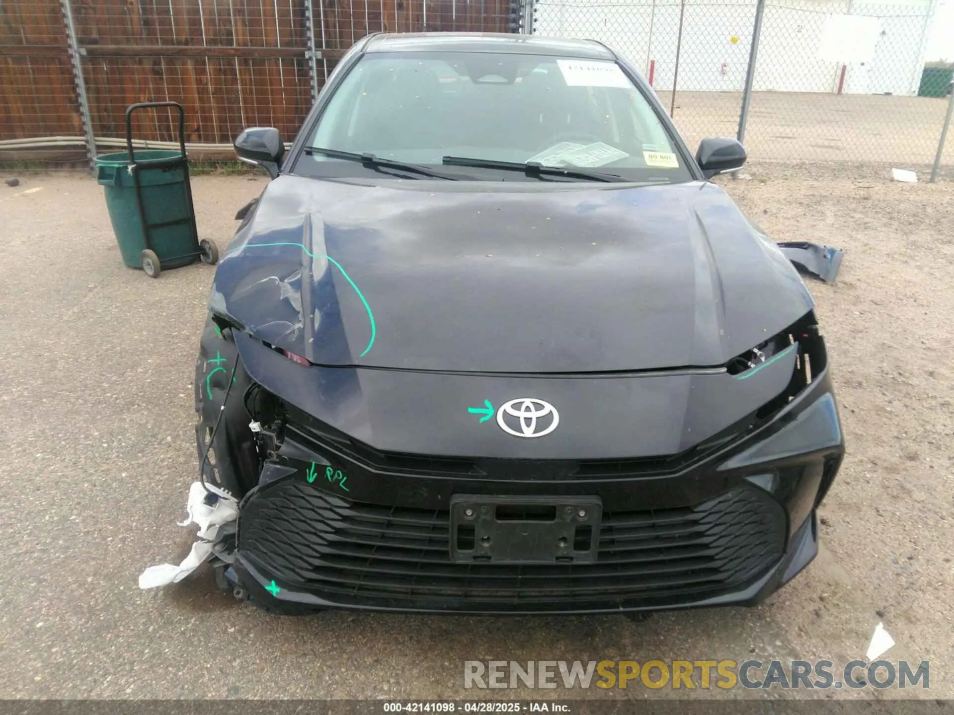 13 Photograph of a damaged car 4T1DAACK0SU509160 TOYOTA CAMRY 2025
