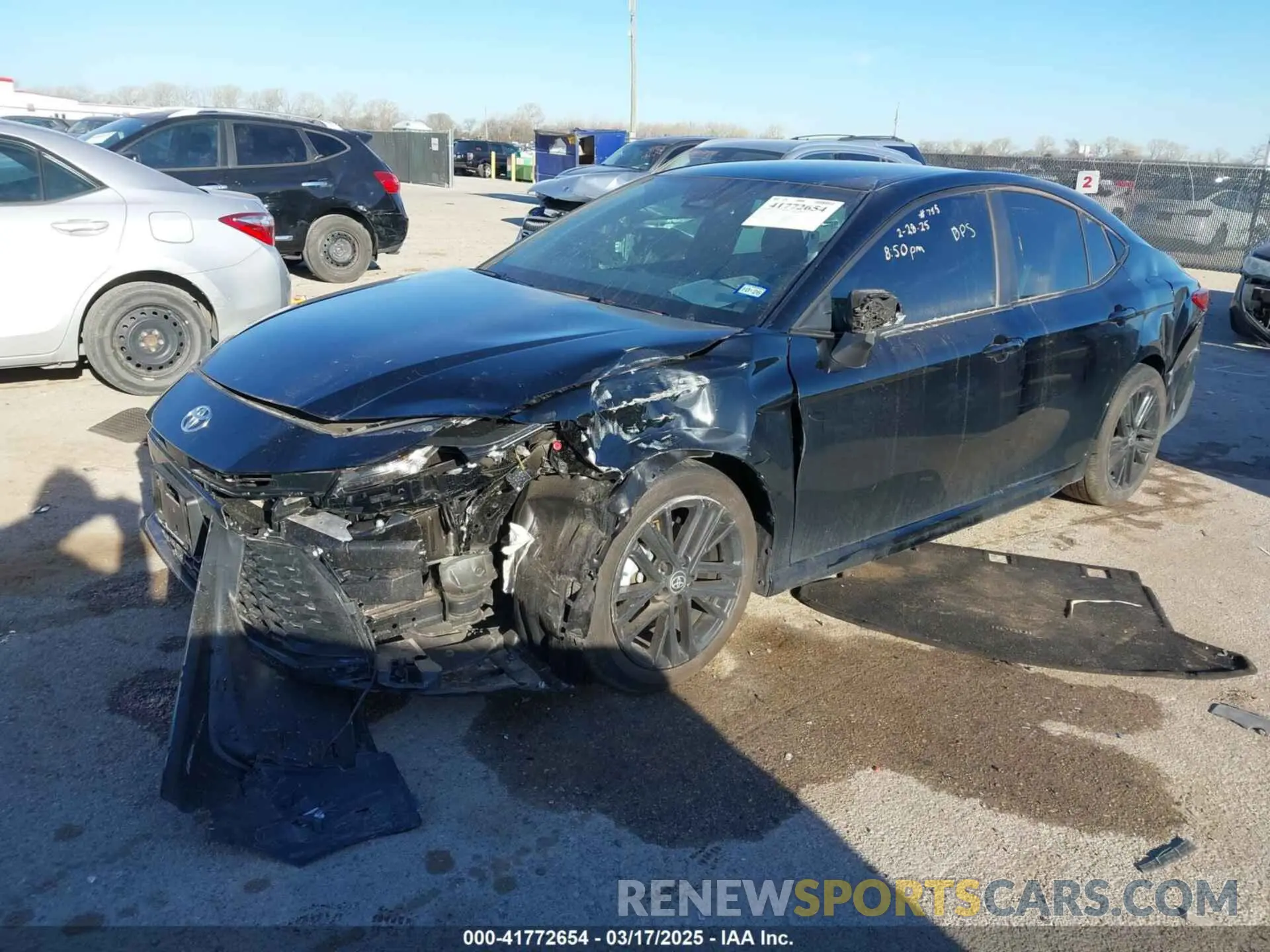 2 Photograph of a damaged car 4T1DAACK0SU555314 TOYOTA CAMRY 2025