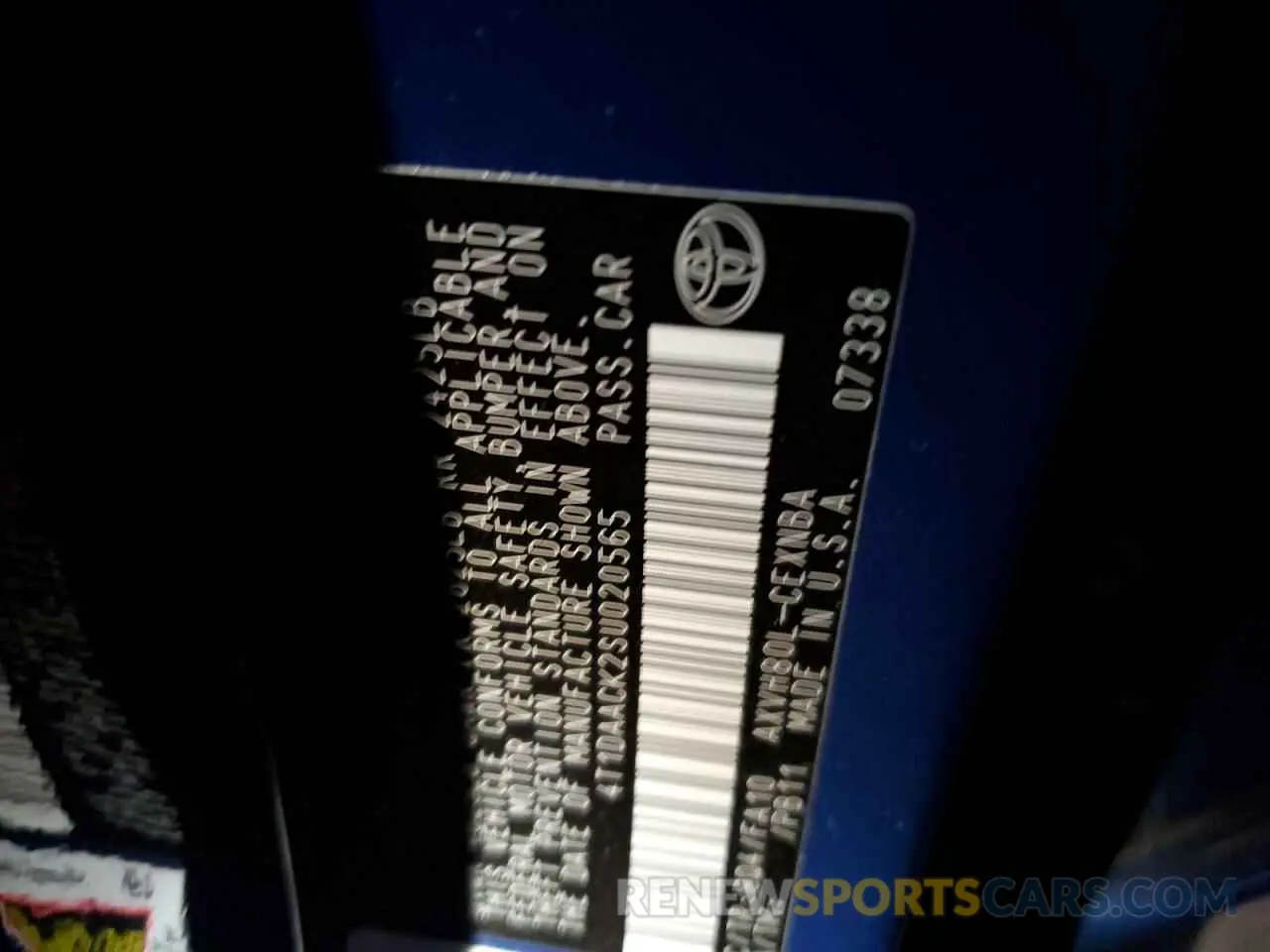 13 Photograph of a damaged car 4T1DAACK2SU020565 TOYOTA CAMRY 2025