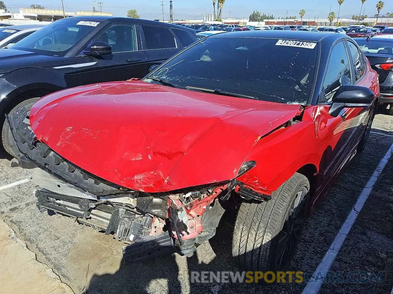 1 Photograph of a damaged car 4T1DAACK2SU038886 TOYOTA CAMRY 2025