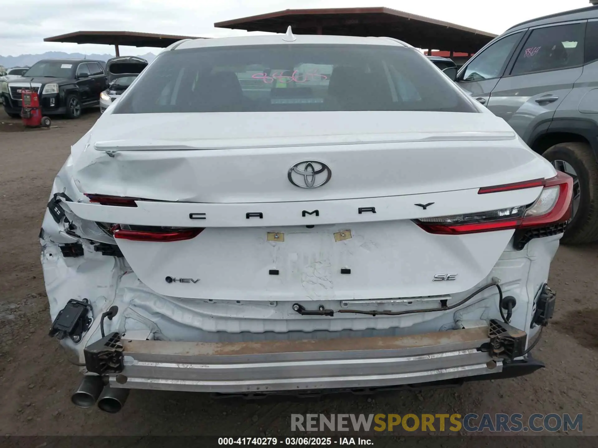 17 Фотография поврежденного автомобиля 4T1DAACK2SU507331 TOYOTA CAMRY 2025