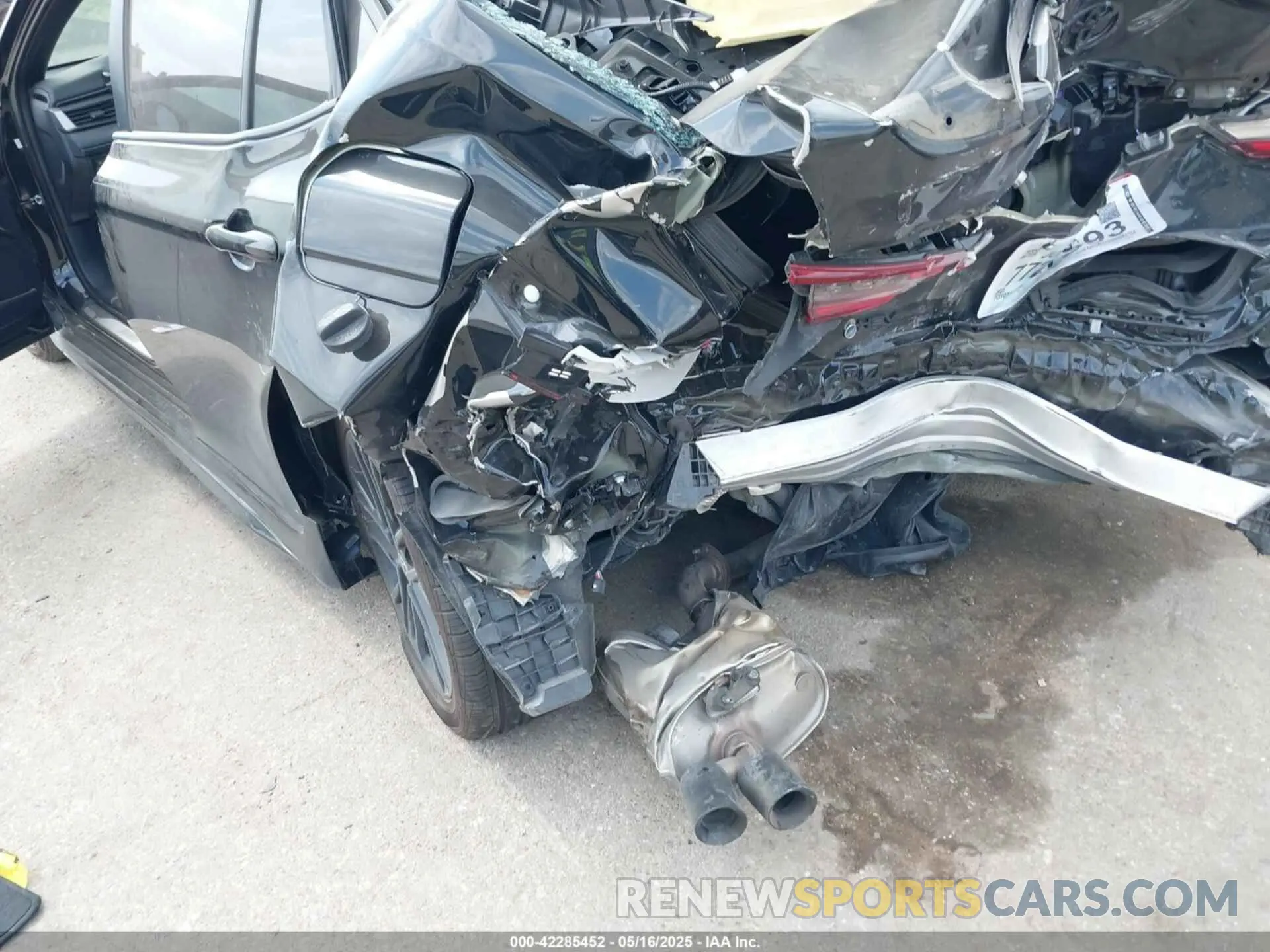 6 Фотография поврежденного автомобиля 4T1DAACK2SU581817 TOYOTA CAMRY 2025