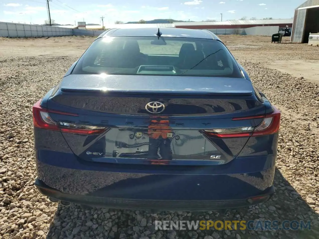 6 Фотография поврежденного автомобиля 4T1DAACK4SU099480 TOYOTA CAMRY 2025