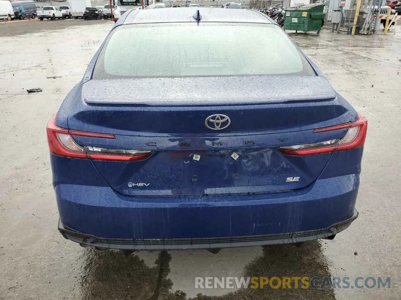 6 Фотография поврежденного автомобиля 4T1DAACK5SU077374 TOYOTA CAMRY 2025