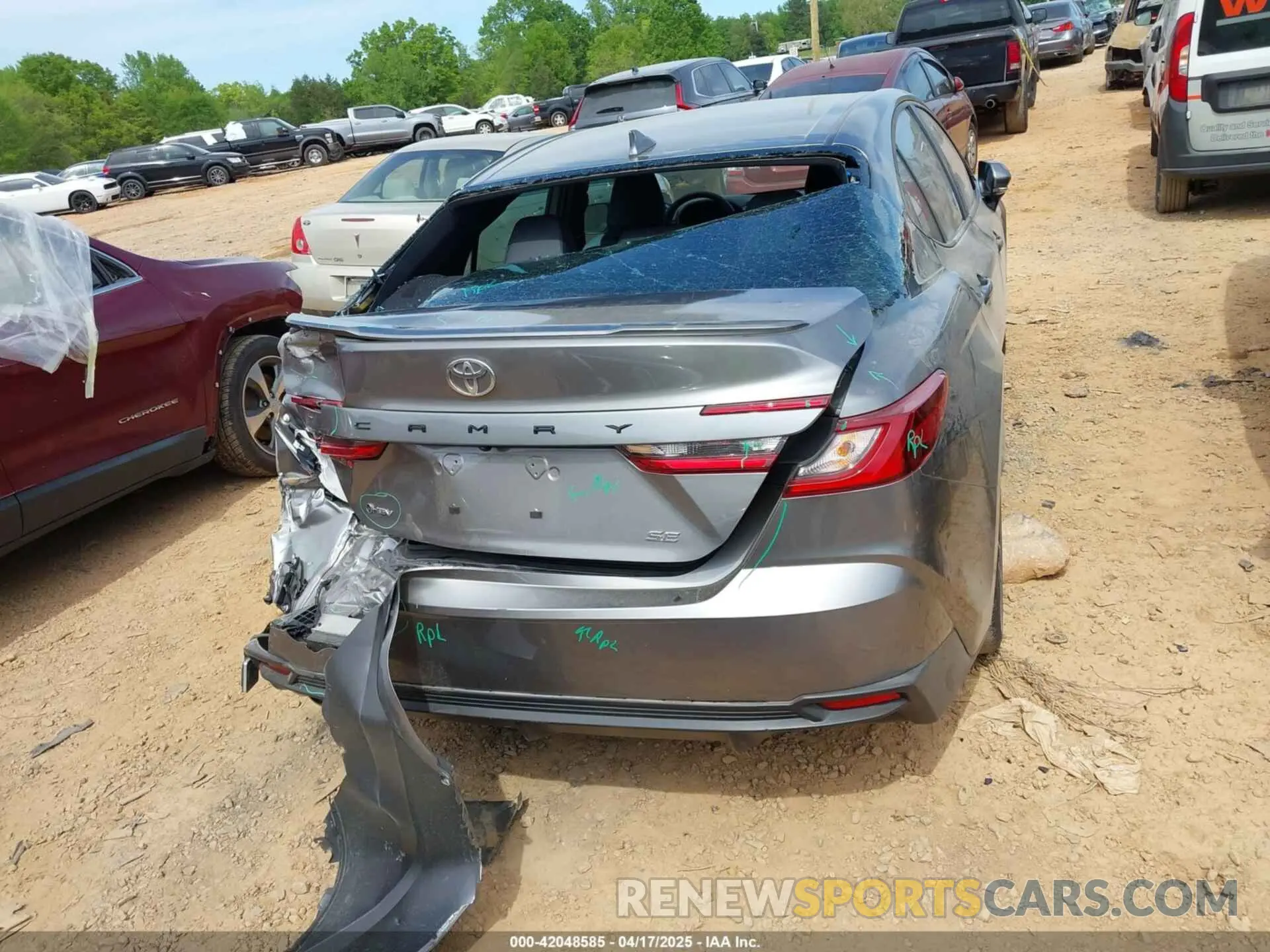 16 Фотография поврежденного автомобиля 4T1DAACK6SU510894 TOYOTA CAMRY 2025