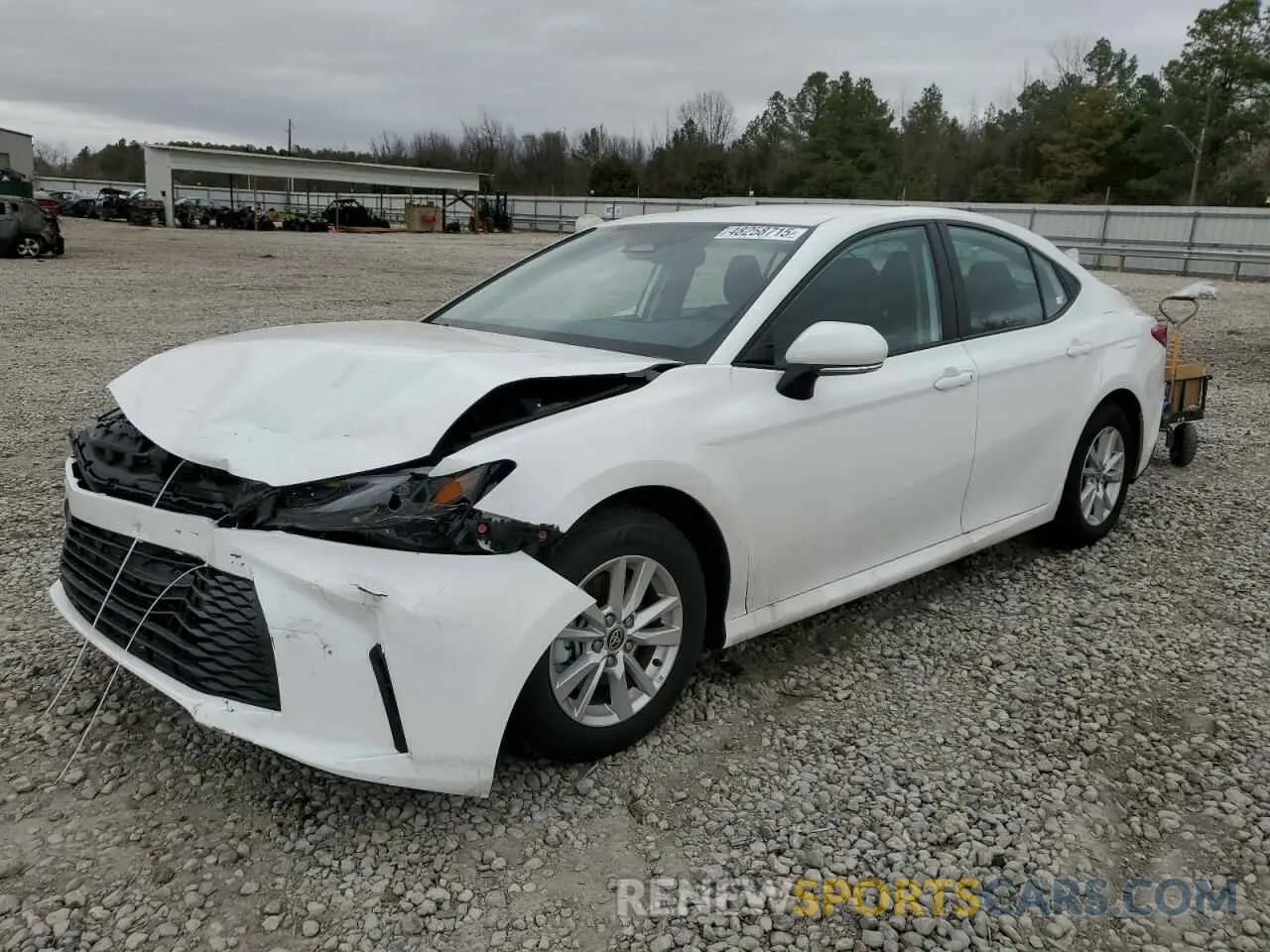 1 Photograph of a damaged car 4T1DAACK7SU083791 TOYOTA CAMRY 2025