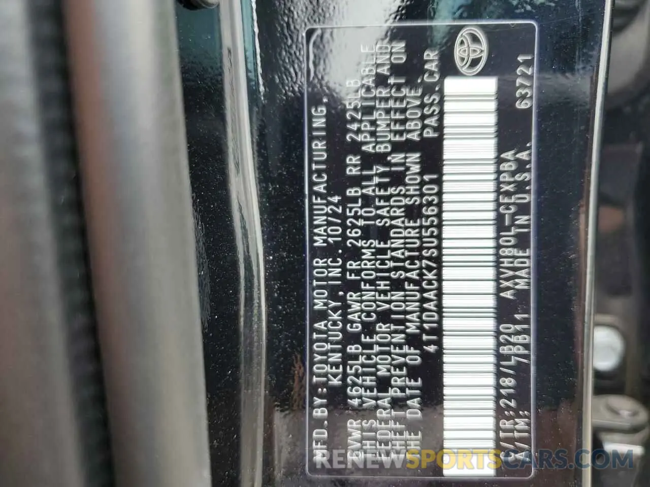 13 Фотография поврежденного автомобиля 4T1DAACK7SU556301 TOYOTA CAMRY 2025
