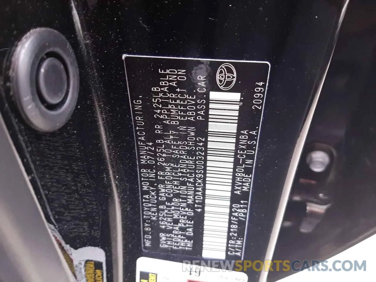 13 Фотография поврежденного автомобиля 4T1DAACK9SU032342 TOYOTA CAMRY 2025