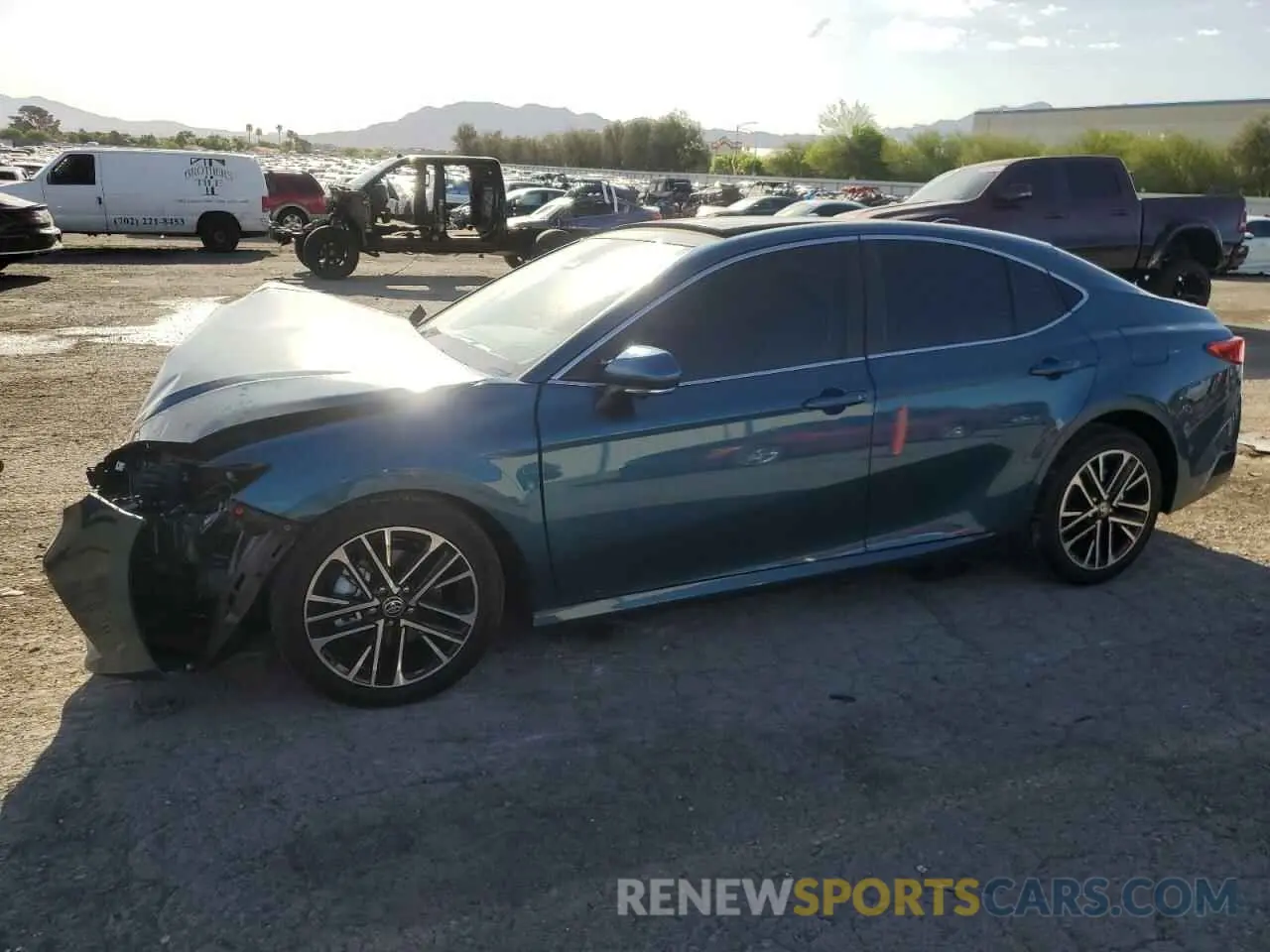 1 Photograph of a damaged car 4T1DBADK0SU502849 TOYOTA CAMRY 2025