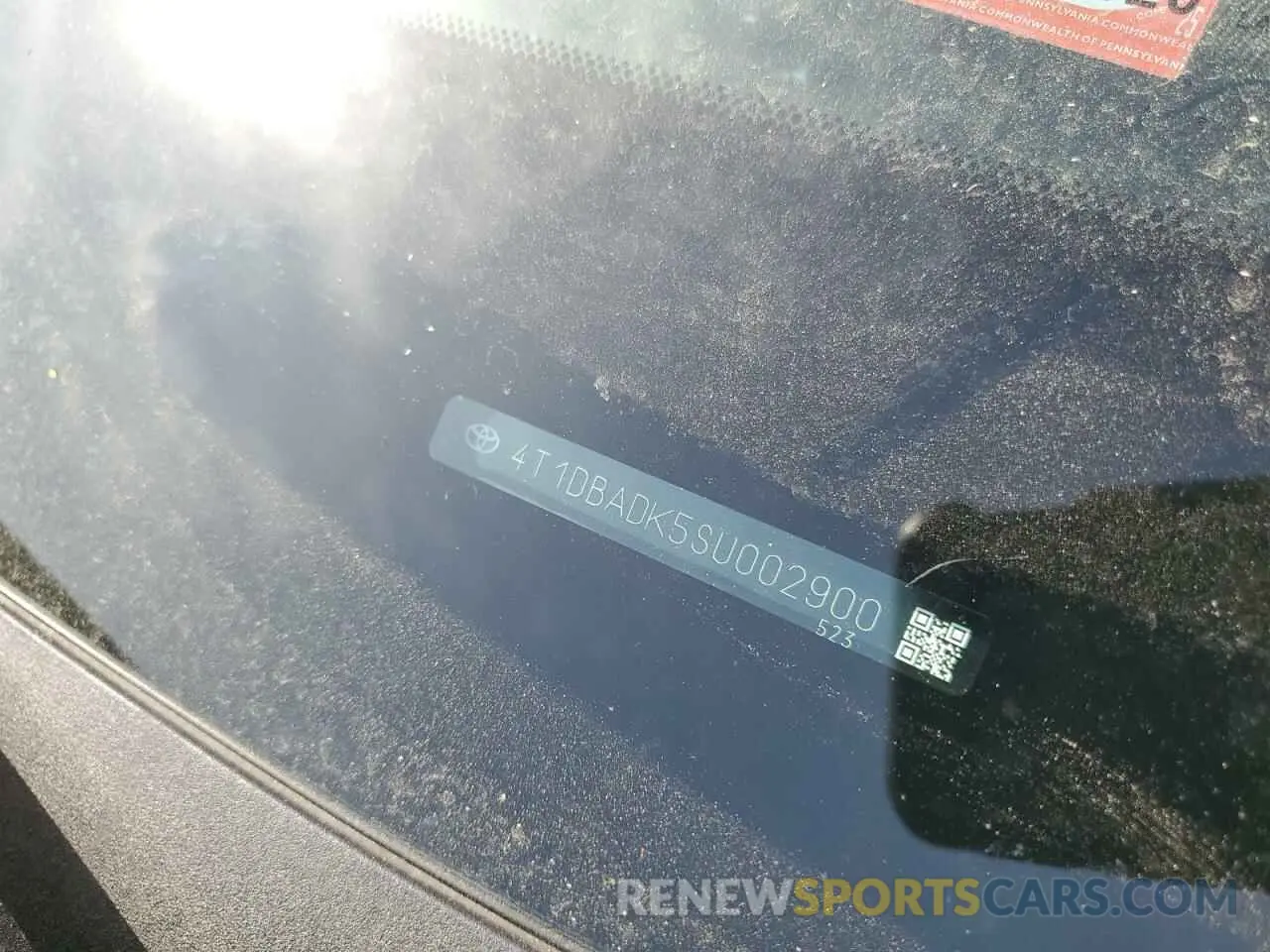13 Photograph of a damaged car 4T1DBADK5SU002900 TOYOTA CAMRY 2025