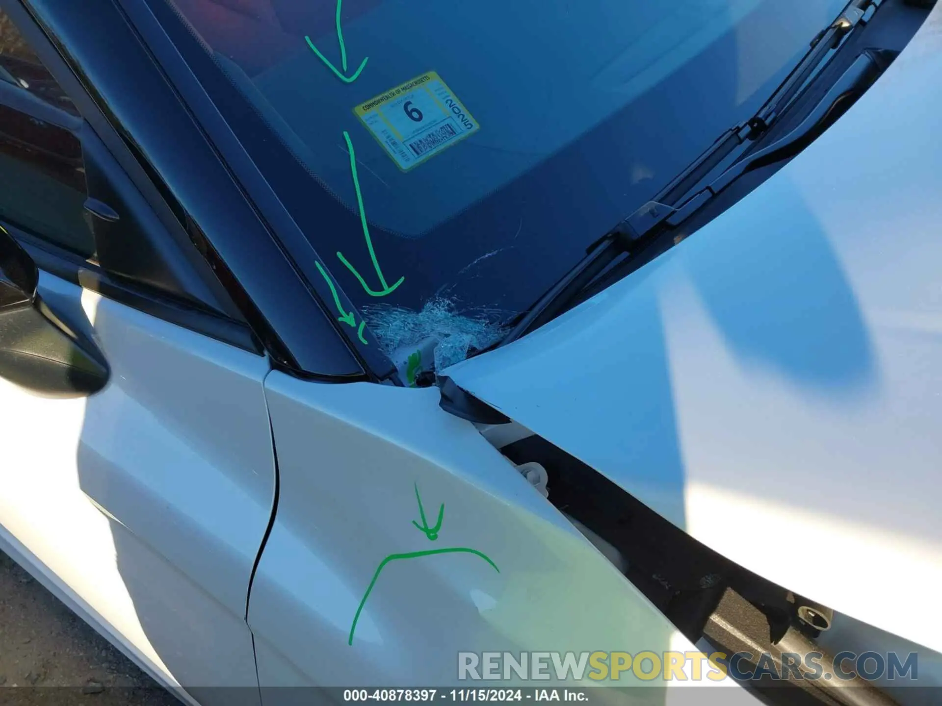 20 Photograph of a damaged car 4T1DBADK6SU002243 TOYOTA CAMRY 2025