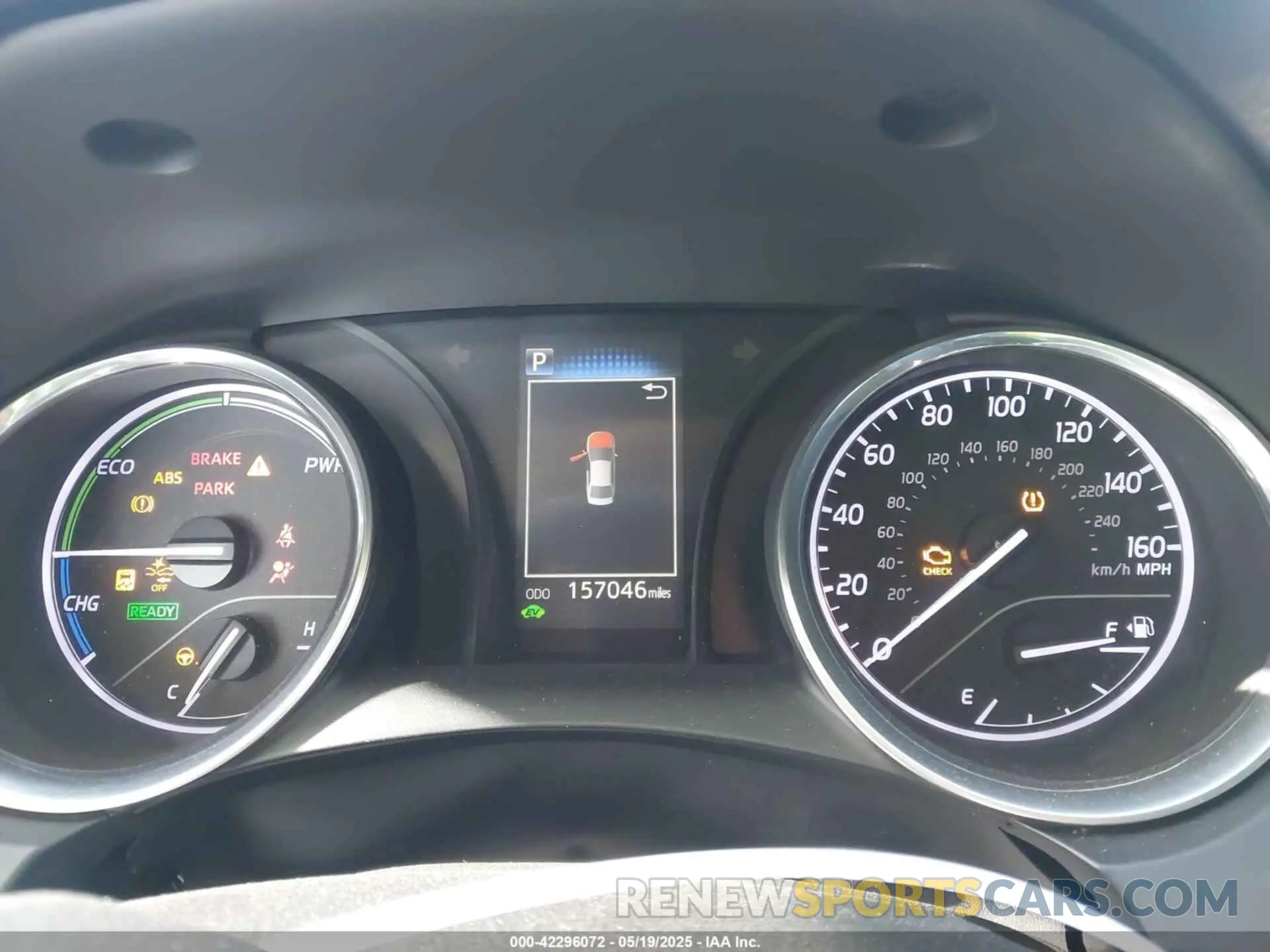 7 Photograph of a damaged car 4T1B21HK1KU521525 TOYOTA CAMRY HYBRID 2019