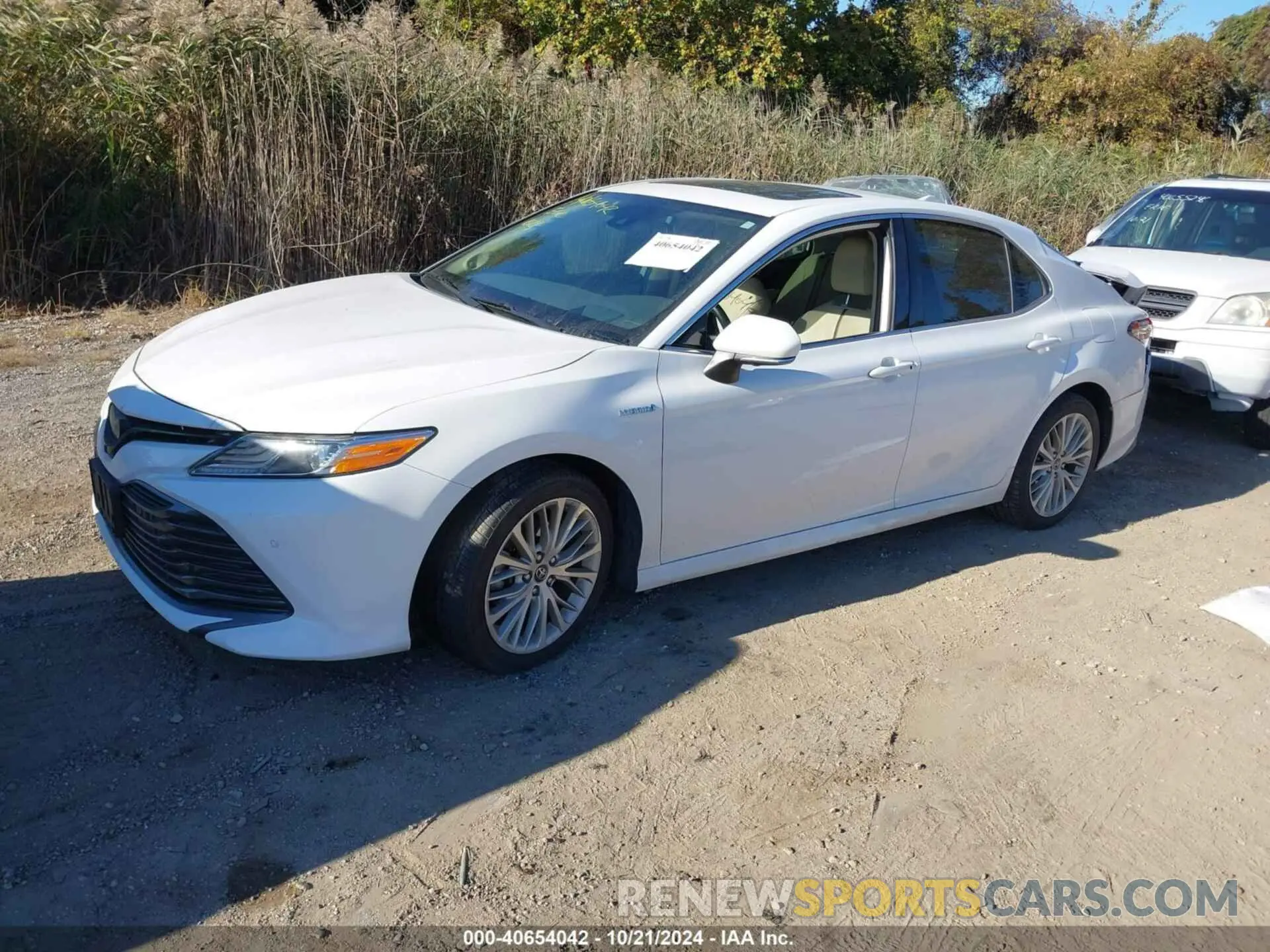 2 Фотография поврежденного автомобиля 4T1B21HK8KU511025 TOYOTA CAMRY HYBRID 2019