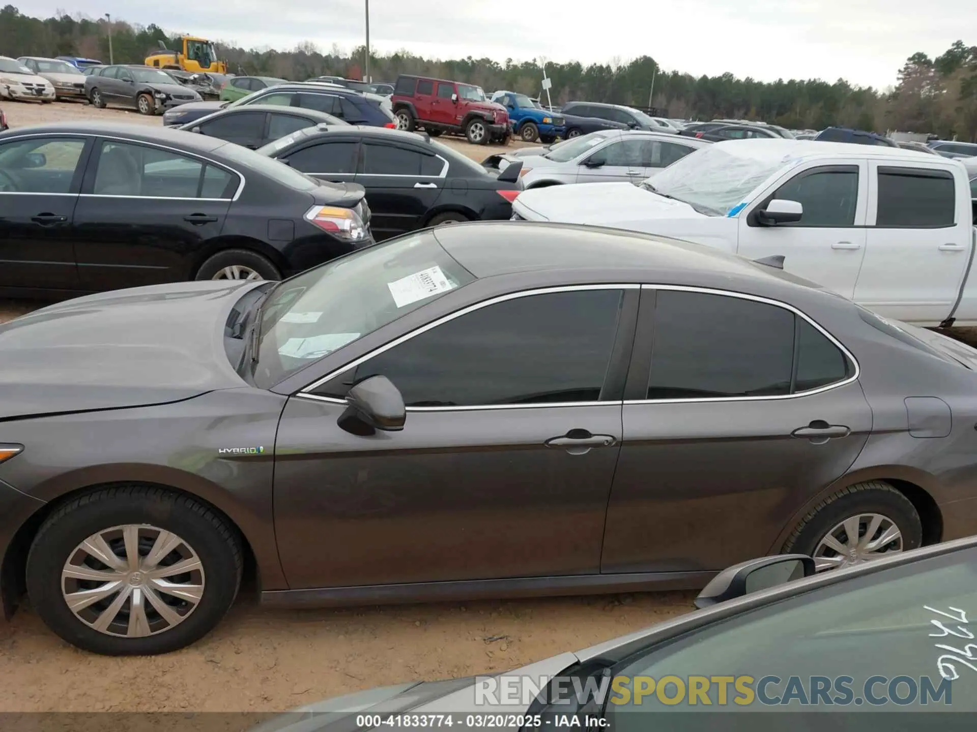 13 Фотография поврежденного автомобиля 4T1B31HK4KU007116 TOYOTA CAMRY HYBRID 2019