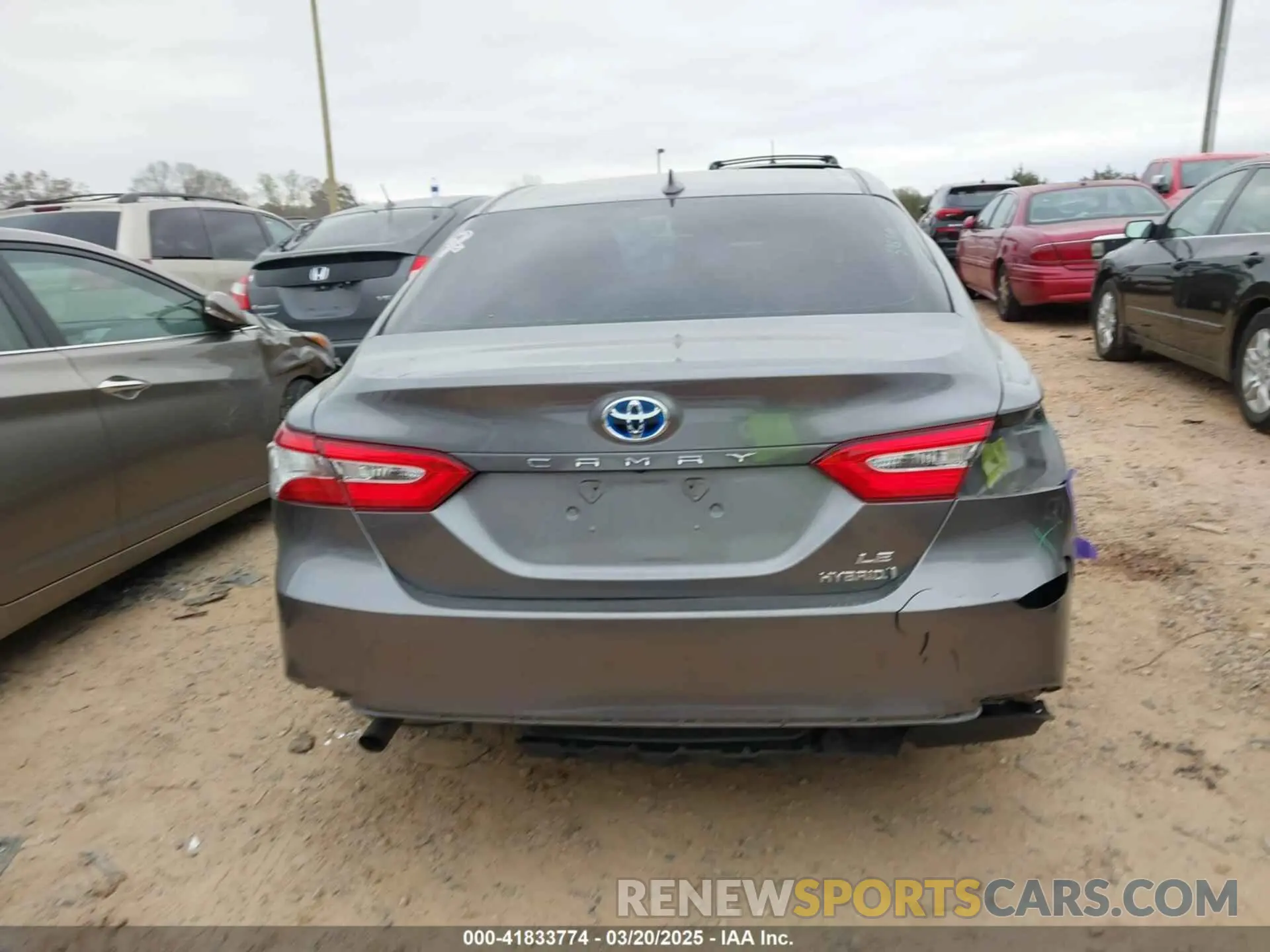 15 Фотография поврежденного автомобиля 4T1B31HK4KU007116 TOYOTA CAMRY HYBRID 2019