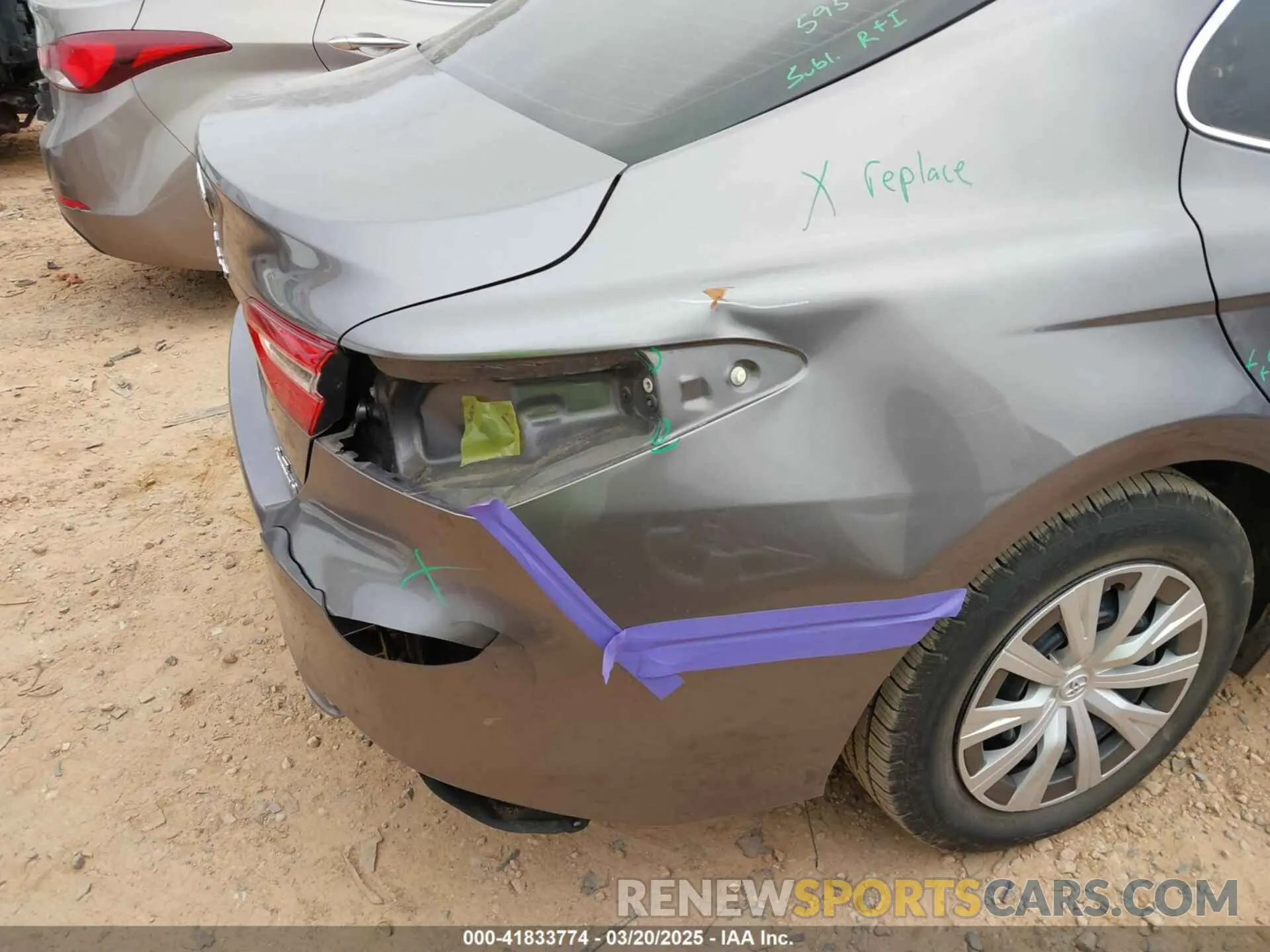 6 Фотография поврежденного автомобиля 4T1B31HK4KU007116 TOYOTA CAMRY HYBRID 2019