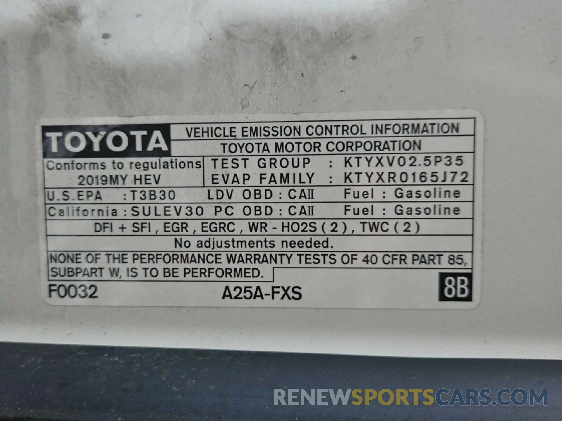 28 Фотография поврежденного автомобиля 4T1B31HK5KU512856 TOYOTA CAMRY HYBRID 2019