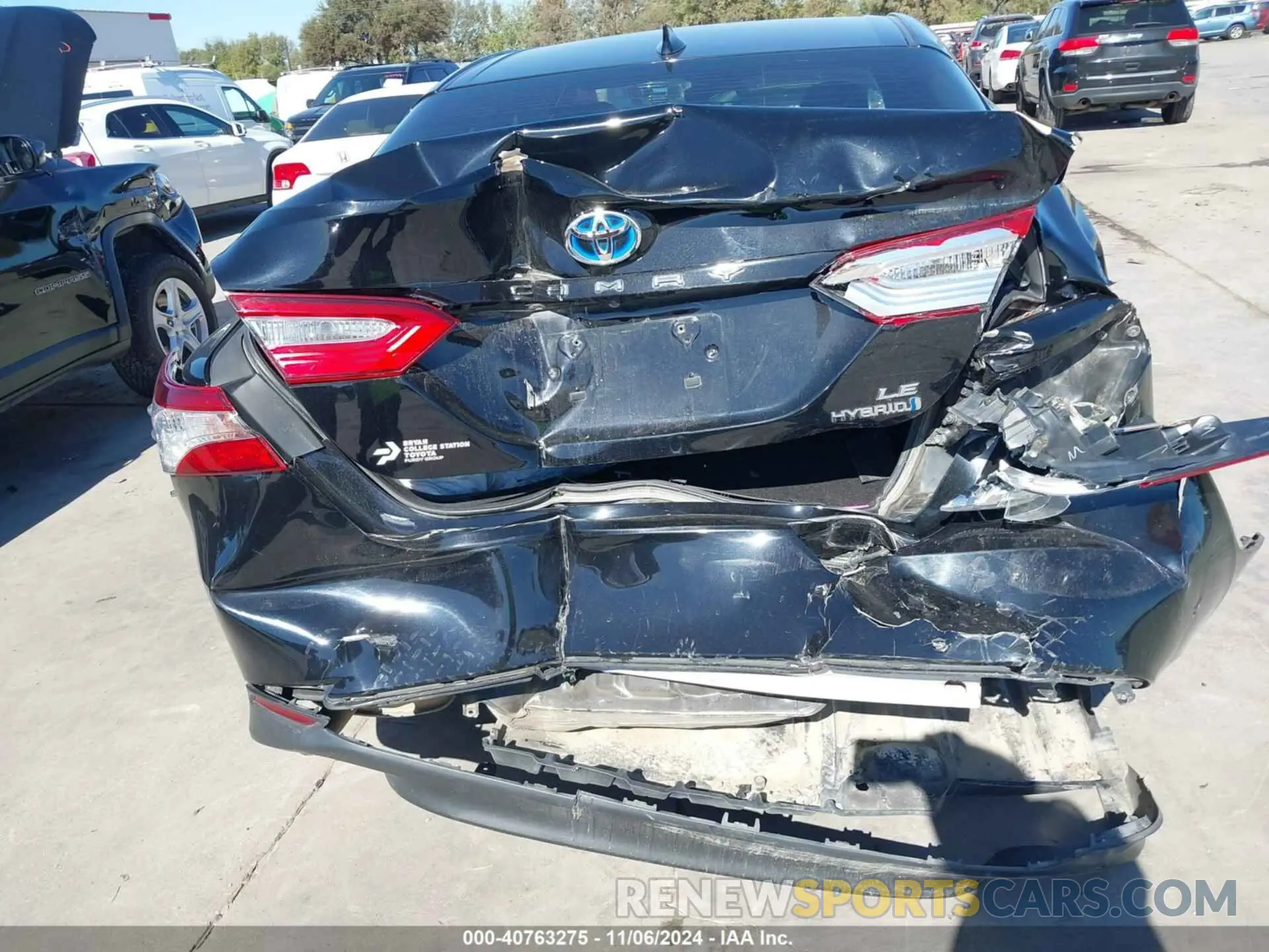 16 Фотография поврежденного автомобиля 4T1B31HK7KU007319 TOYOTA CAMRY HYBRID 2019