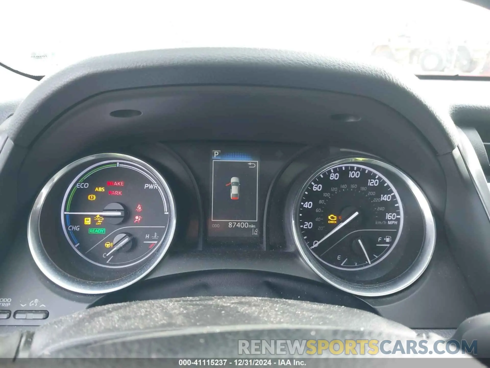 7 Photograph of a damaged car 4T1B31HK7KU510199 TOYOTA CAMRY HYBRID 2019