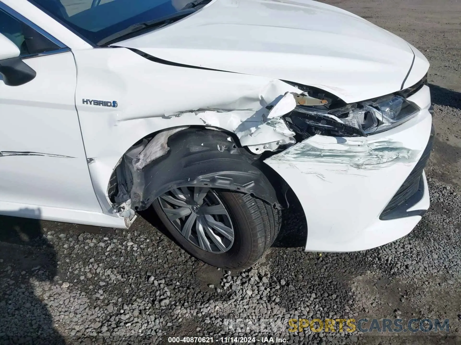 6 Photograph of a damaged car 4T1B31HK7KU516231 TOYOTA CAMRY HYBRID 2019