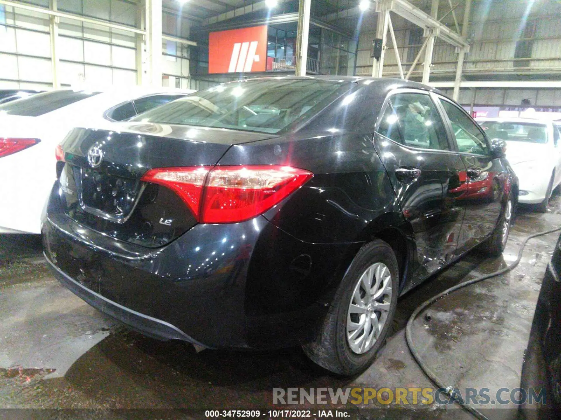 4 Фотография поврежденного автомобиля 001BURHE0KC138602 TOYOTA COROLLA 2019