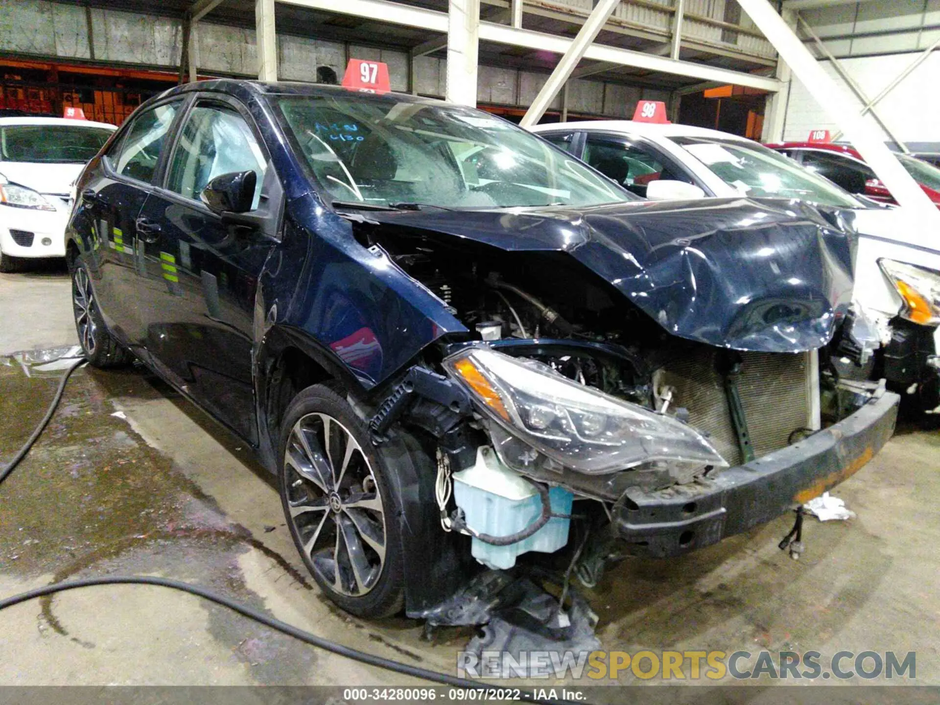 1 Photograph of a damaged car 001BURHE9KC141241 TOYOTA COROLLA 2019
