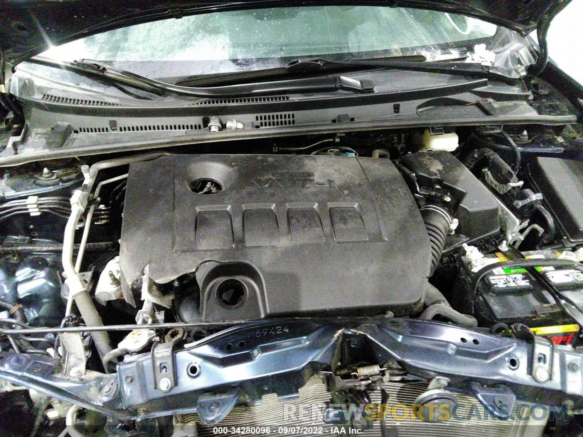 10 Photograph of a damaged car 001BURHE9KC141241 TOYOTA COROLLA 2019