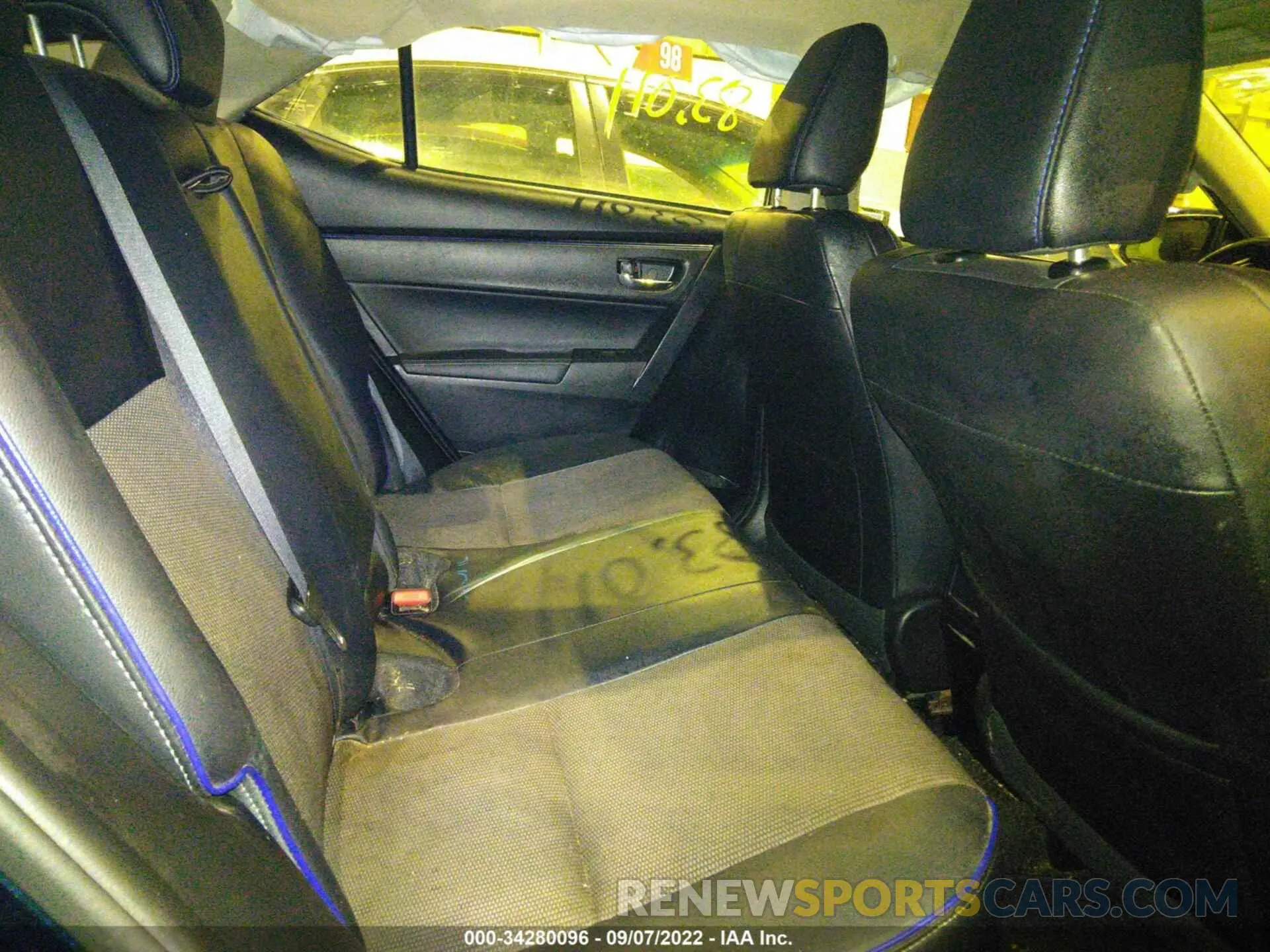 8 Photograph of a damaged car 001BURHE9KC141241 TOYOTA COROLLA 2019