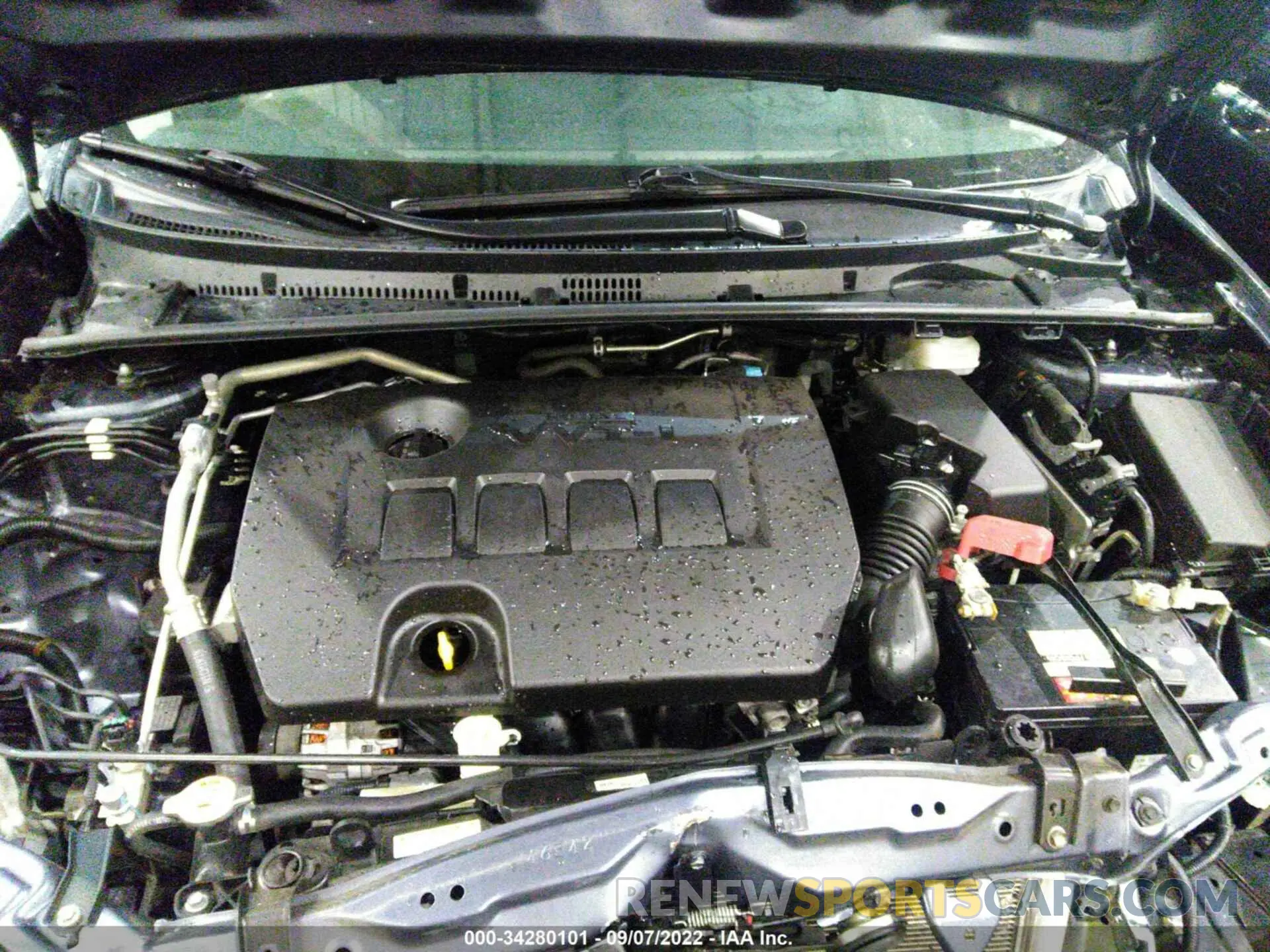 10 Photograph of a damaged car 00FBURHEXKP921801 TOYOTA COROLLA 2019