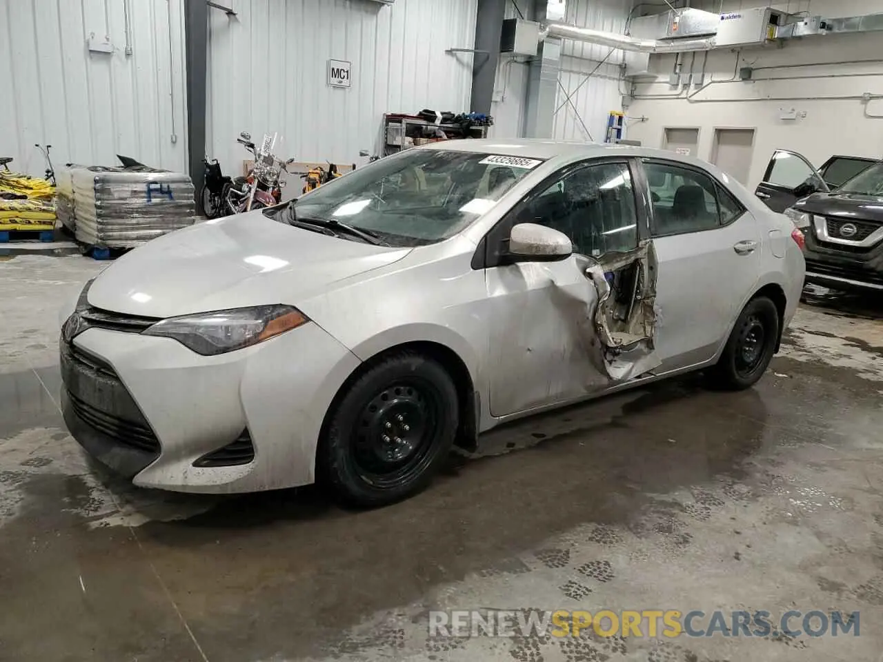 1 Фотография поврежденного автомобиля 2T1BPRHE1KC159854 TOYOTA COROLLA 2019