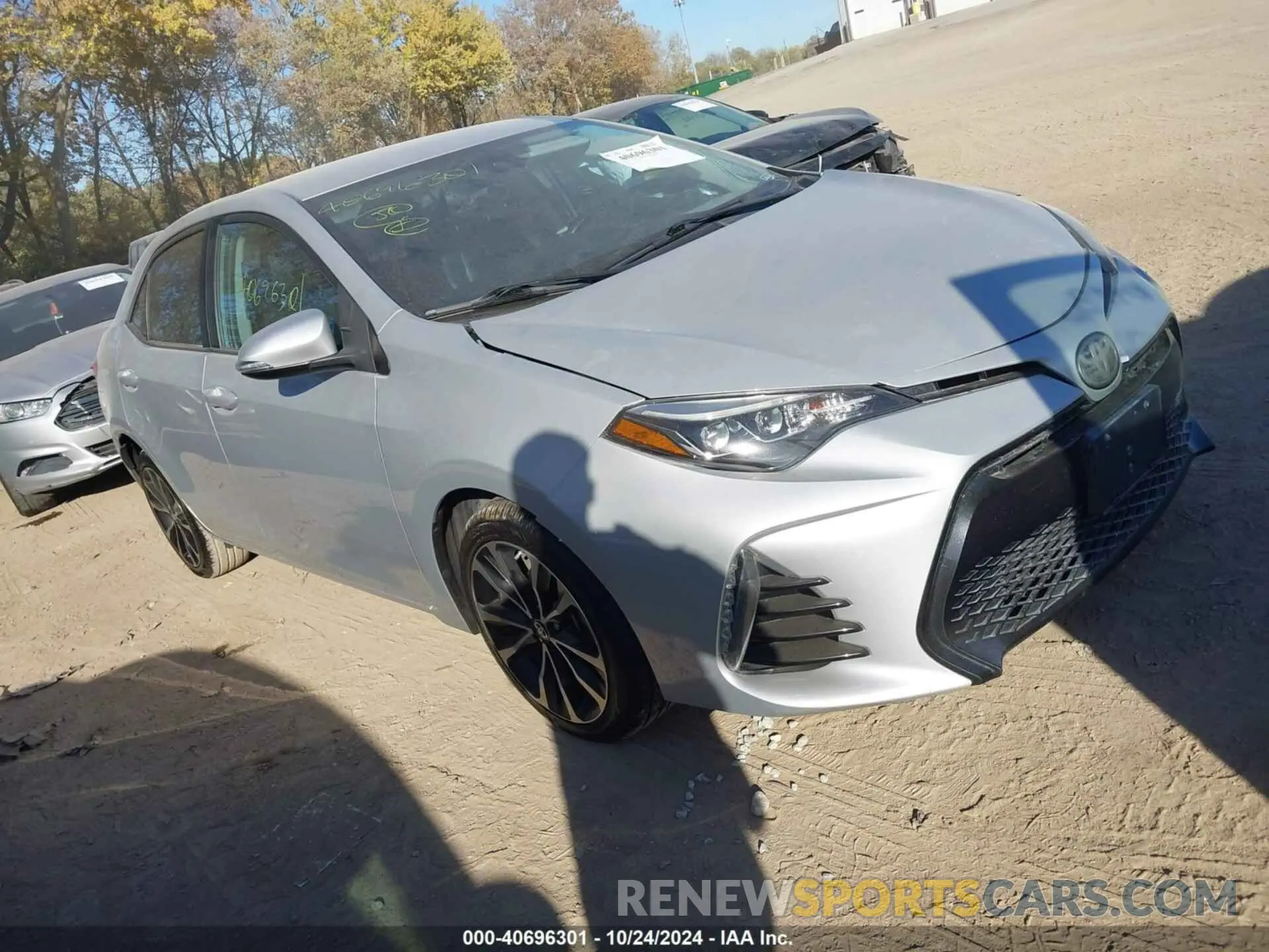 1 Фотография поврежденного автомобиля 2T1BURHE0KC126045 TOYOTA COROLLA 2019