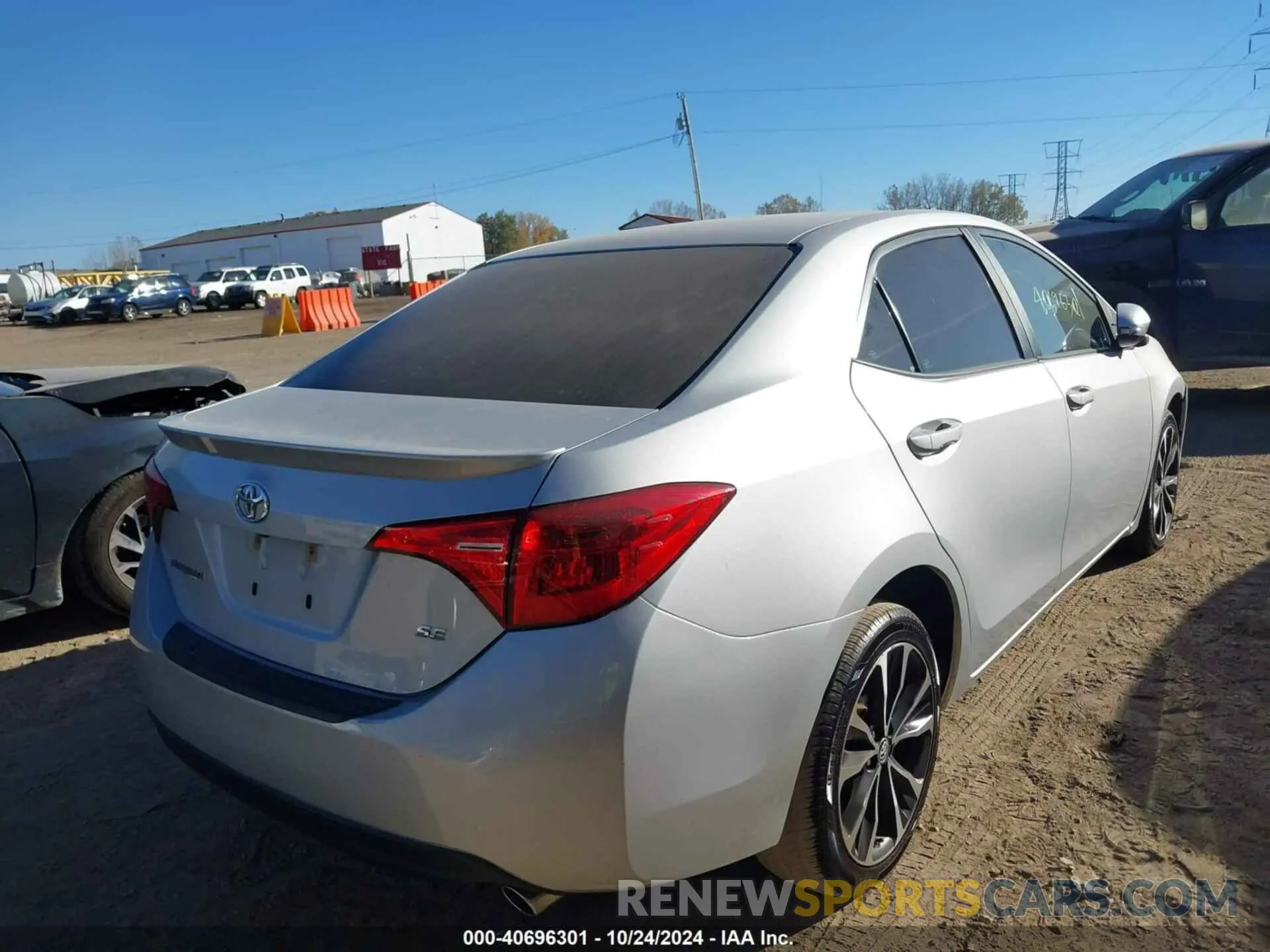 4 Фотография поврежденного автомобиля 2T1BURHE0KC126045 TOYOTA COROLLA 2019