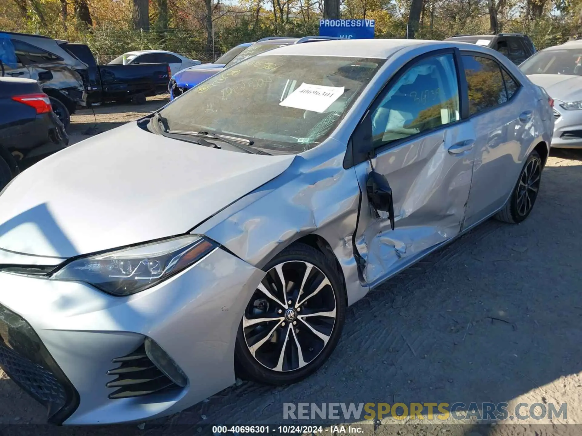 6 Фотография поврежденного автомобиля 2T1BURHE0KC126045 TOYOTA COROLLA 2019