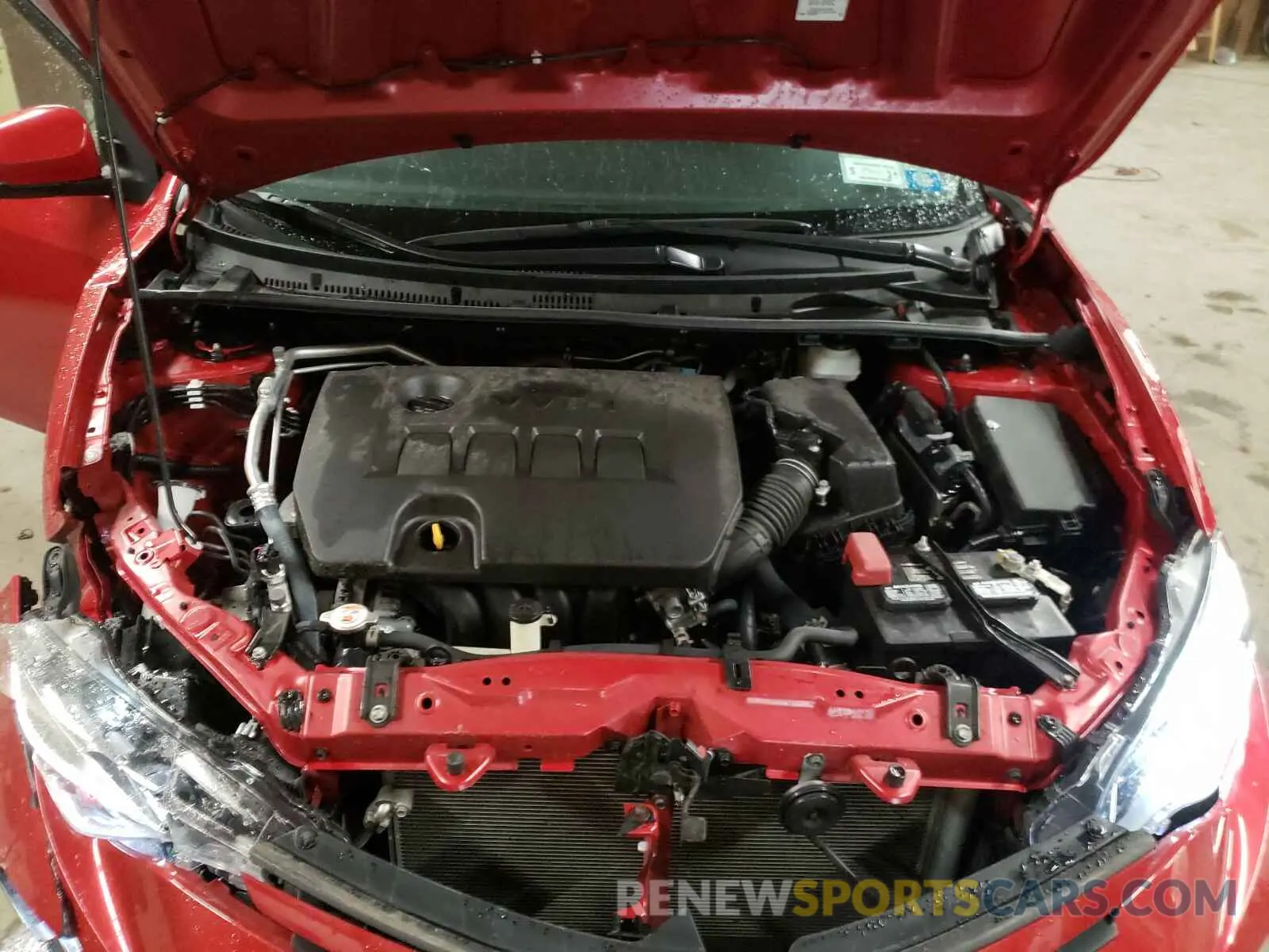 7 Photograph of a damaged car 2T1BURHE0KC134338 TOYOTA COROLLA 2019