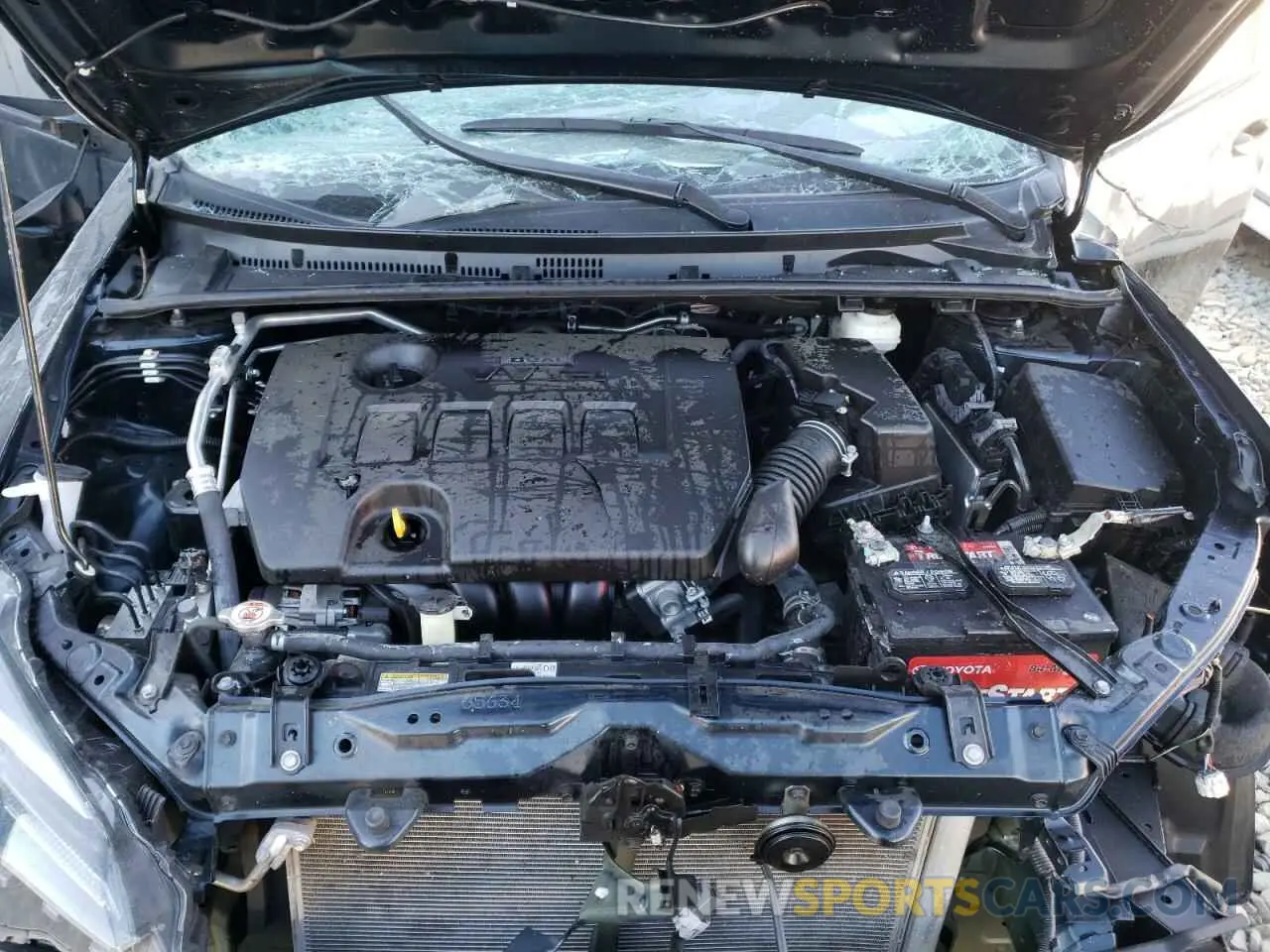 7 Фотография поврежденного автомобиля 2T1BURHE0KC137451 TOYOTA COROLLA 2019